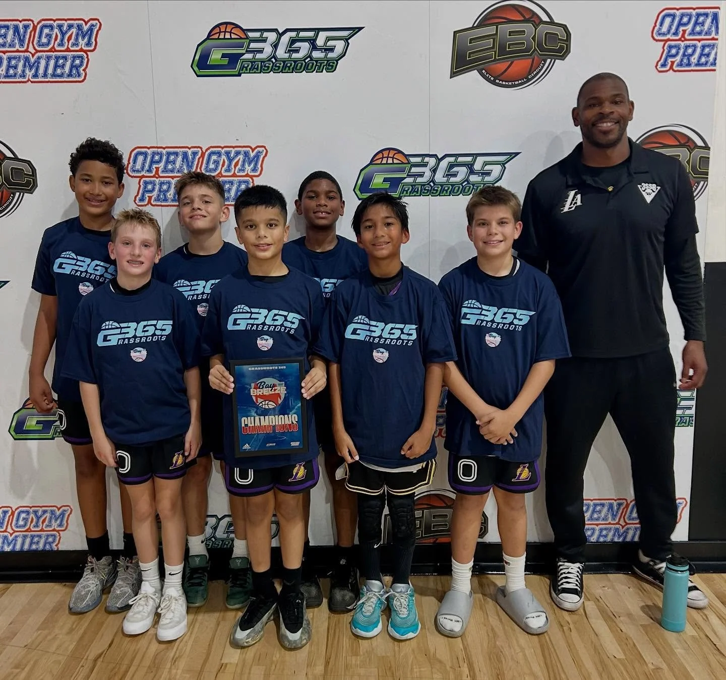 11U Fuca @grassroots365 CHAMPS🥇#LakeshowFam💜💛
