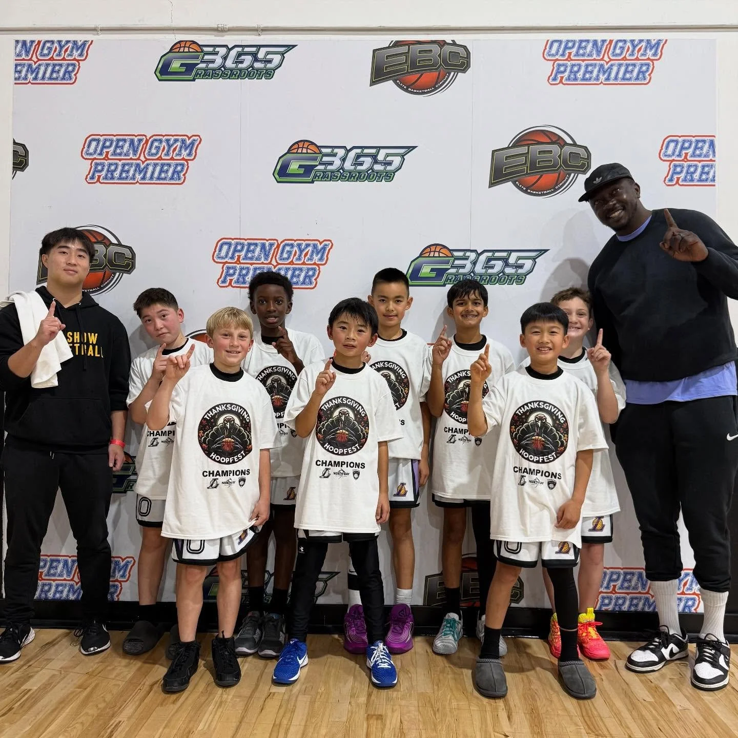 10U Okotie @nbbashowcase 🦃🥇WELL deserved!! #LakeshowFam💜💛