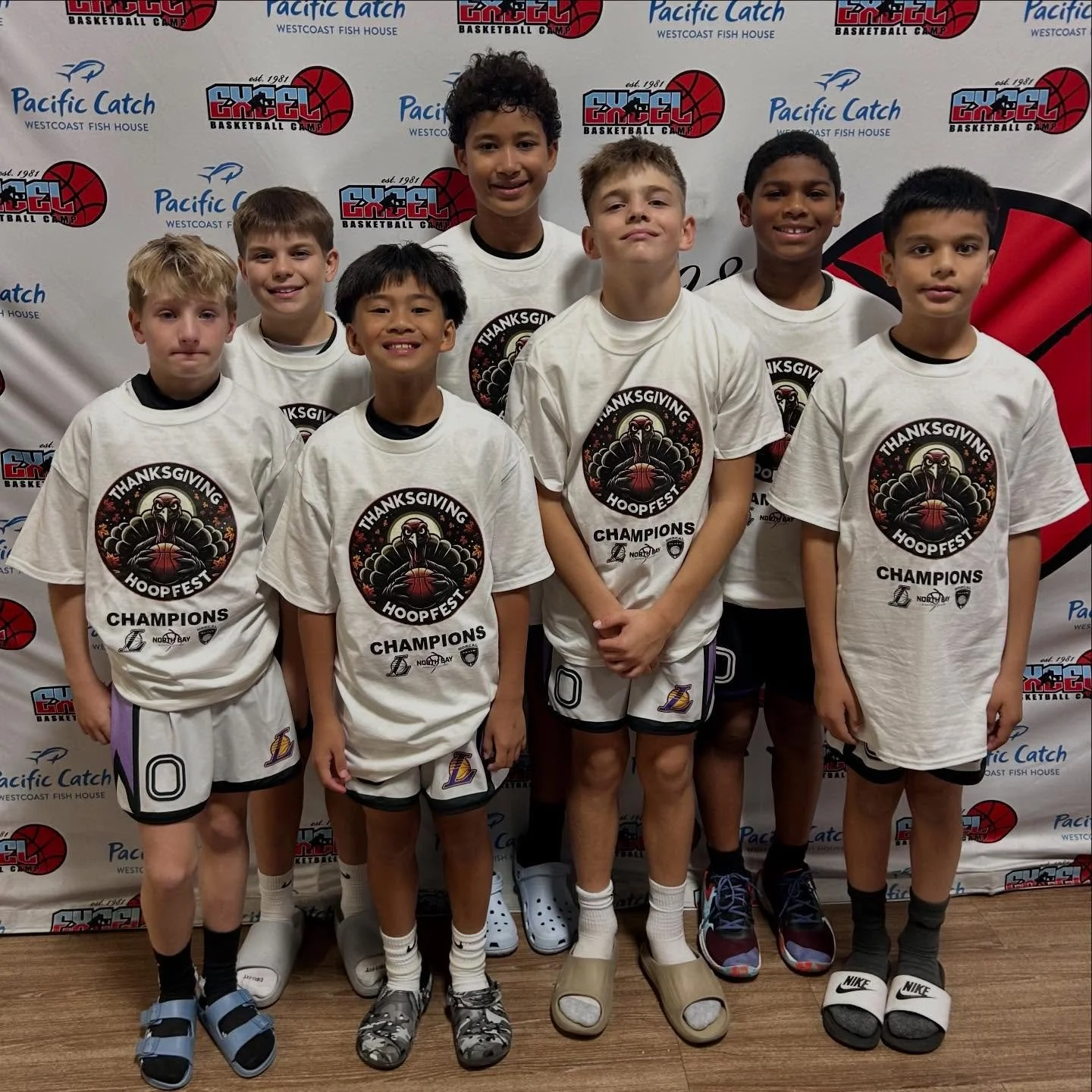 11U Fuca @nbbanorthbay 🦃🥇SPECIAL group #LakeshowFam💜💛