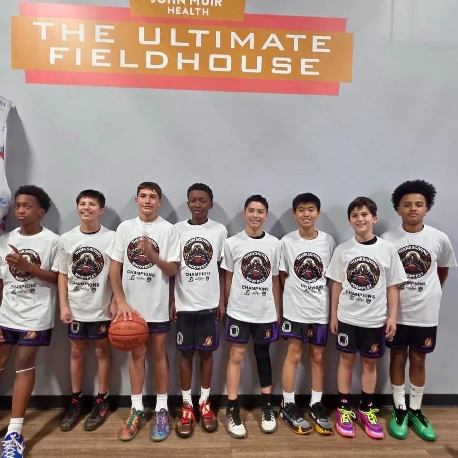 @lakeshow2032 3-0 @nbbanorthbay 🦃🏆#LakeshowFam💜💛