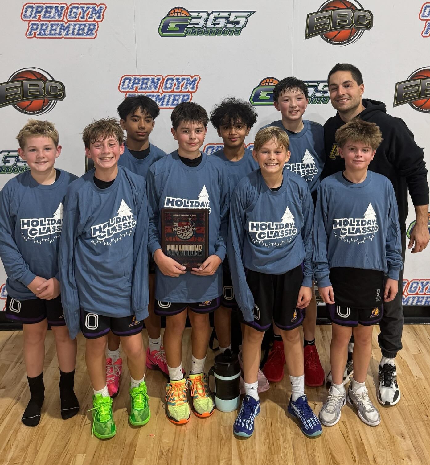 12U Fuca @grassroots365 CHAMPS🥇#LakeshowFam💜💛