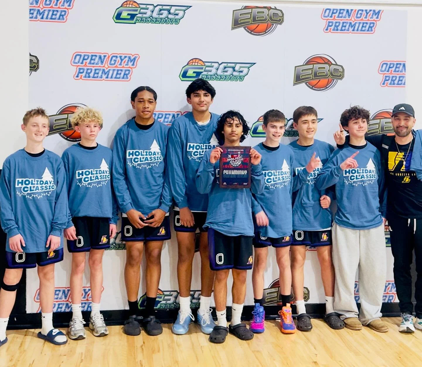 14U Blaisdell @grassroots365 CHAMPS🥇#LakeshowFam💜💛