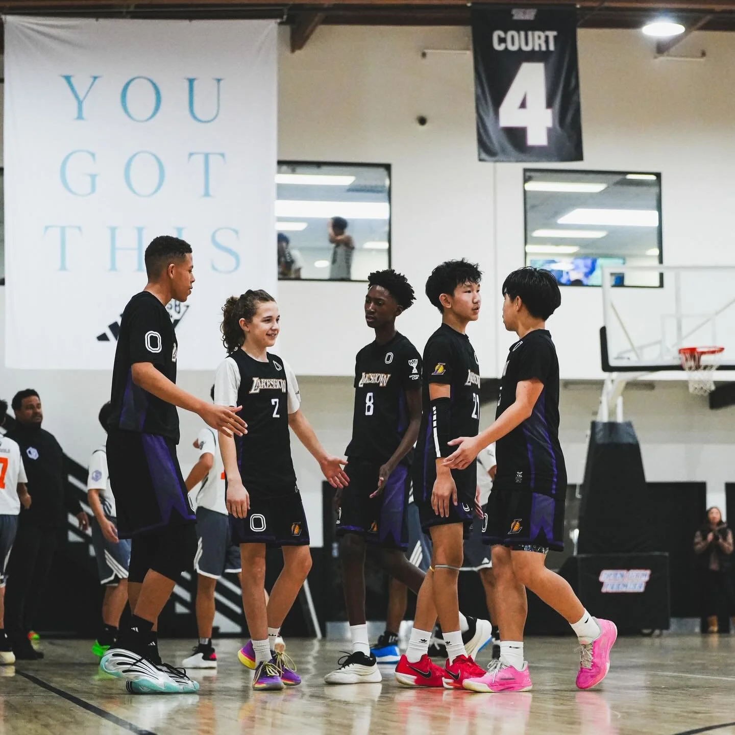 @lakeshow2031elite 4-0 @jr3ssb ☑️ MORE WORK AHEAD #LakeshowFam💜💛