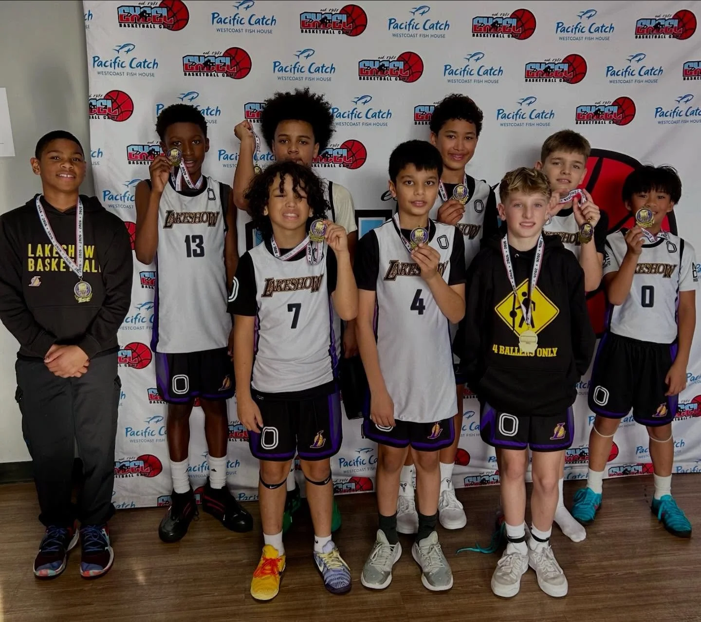11U Fuca @4ballers_only MLK 12U D1🏆#LakeshowFam💜💛