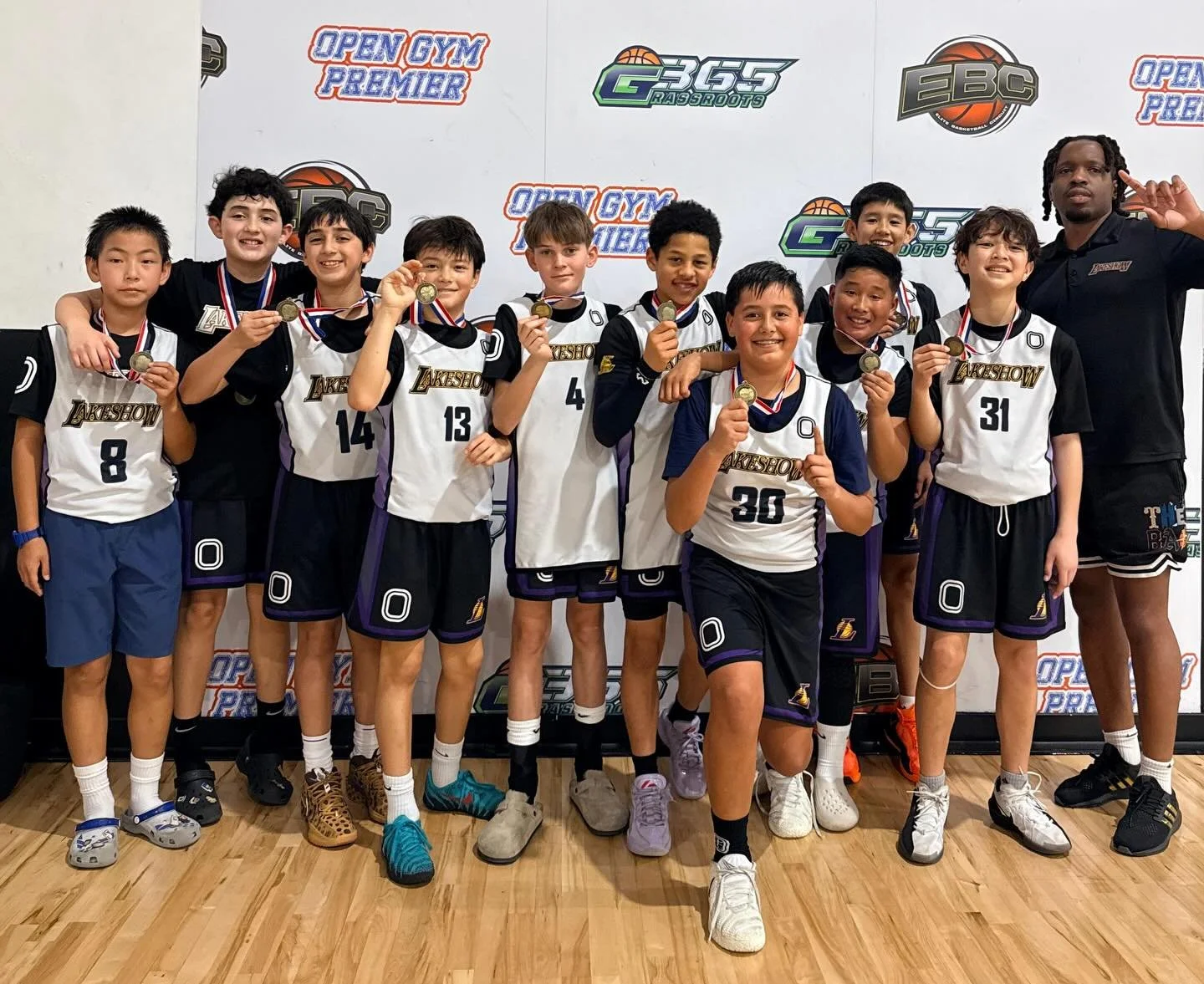 12U Oyewole Winter Showdown🥇#LakeshowFam💛💜