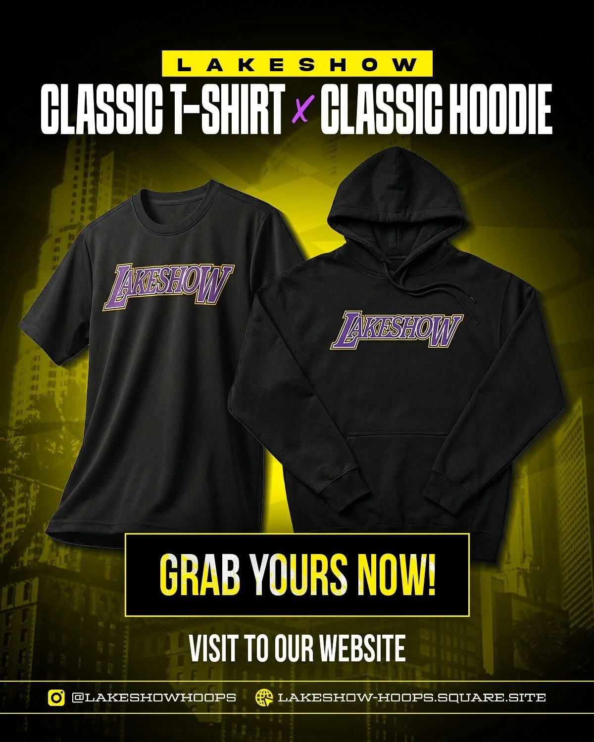 We are excited to announce our TEAM STORE is NOW LIVE! Visit https://lakeshow-hoops.square.site to order your gear!