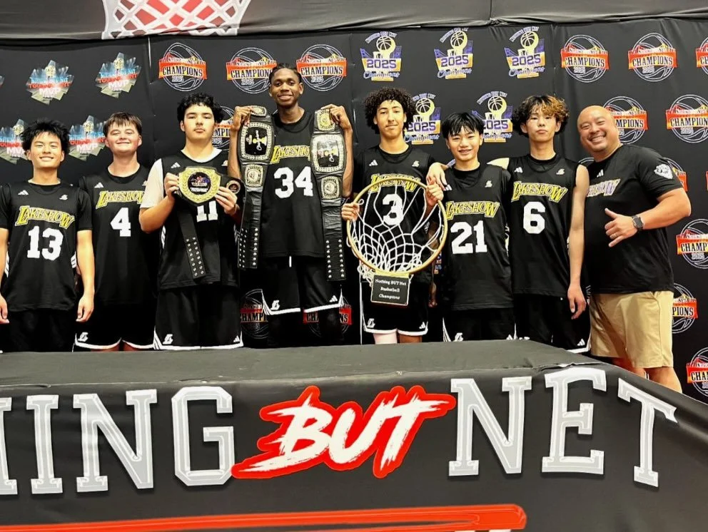 16U Khoo, 15U Ali, &amp; 15U Harris 🏆#LakeshowFam💜💛