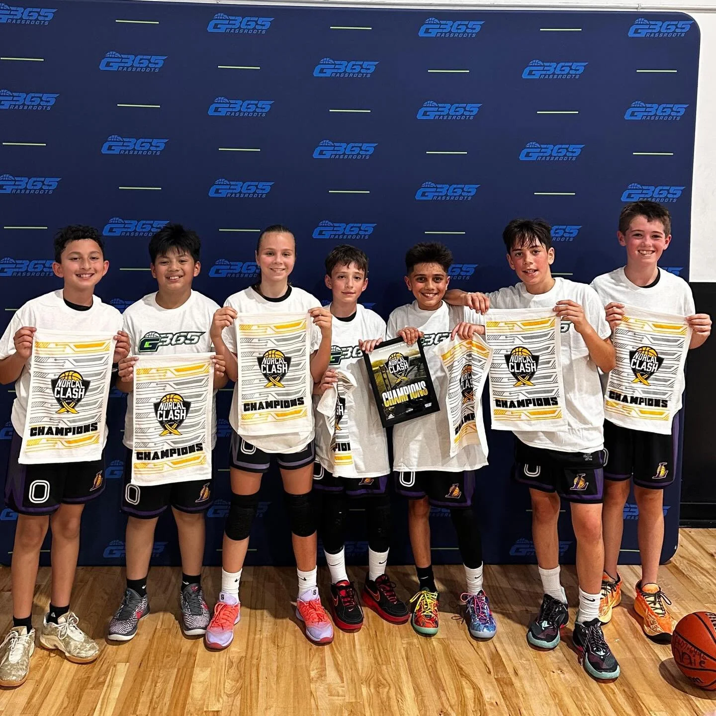 11U Pickney @grassroots365 ⚔️🥇#LakeshowFam💜💛