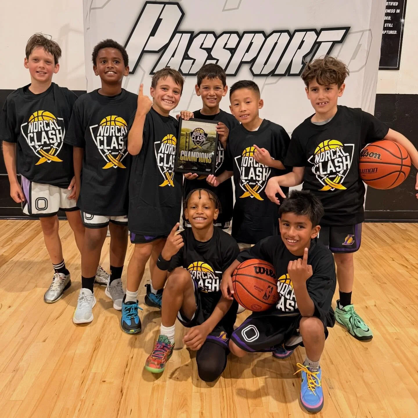 9U @grassroots365 4-0 CLASH🥇⚔️ #LakeshowFam💜💛