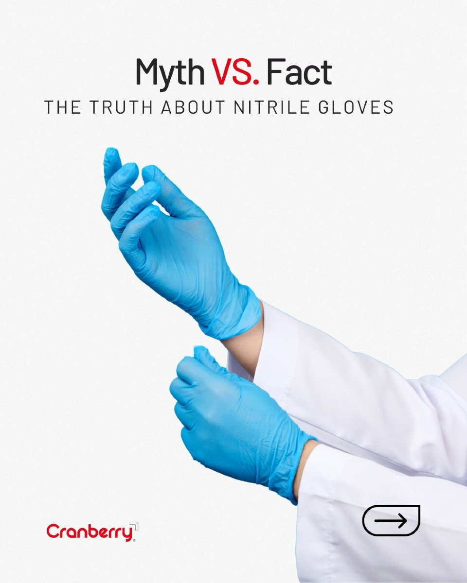 Myths and facts about nitrile gloves &ndash; did you get them all right? 

Drop a ✅ if you learned something new!