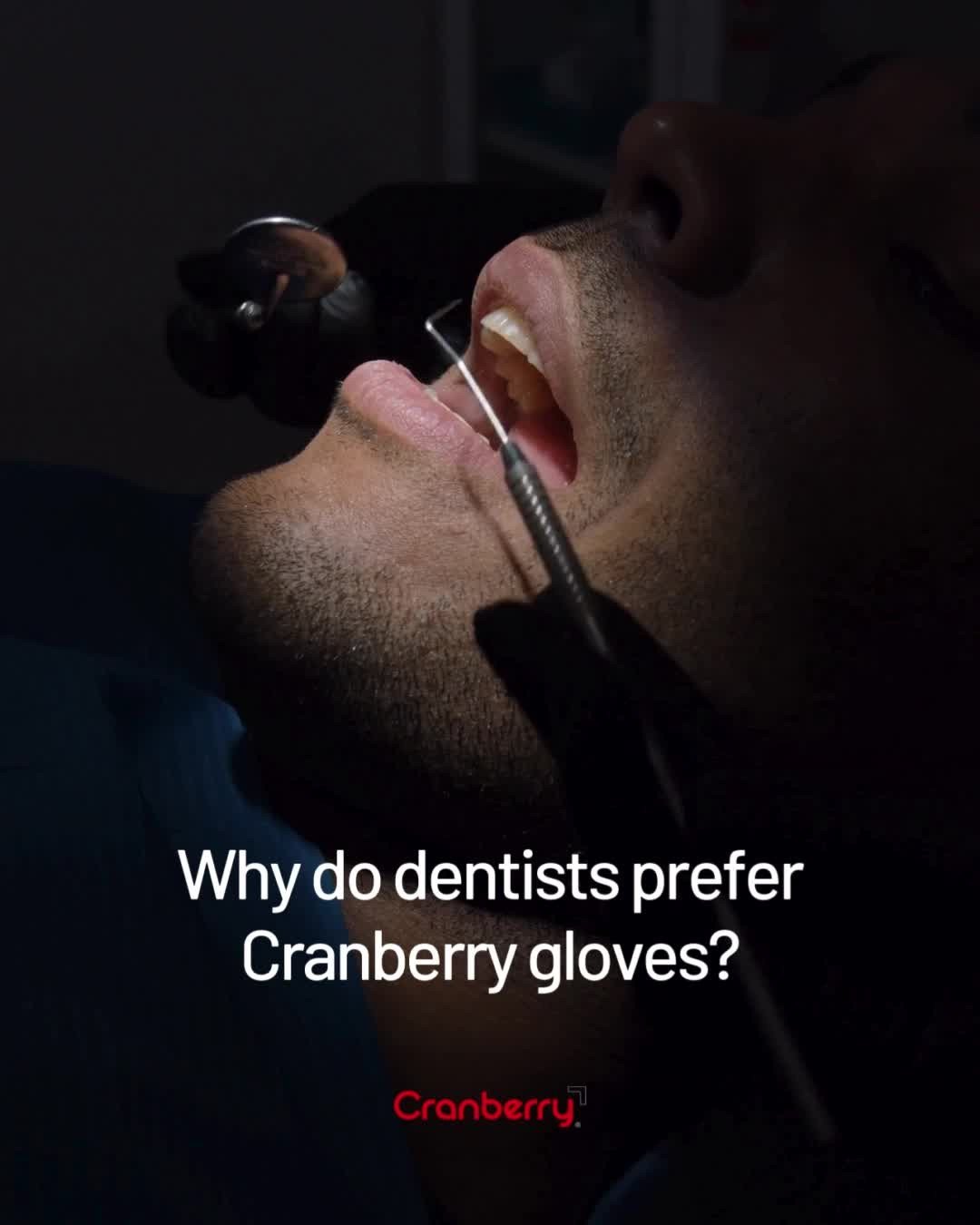 Dentists and healthcare professionals trust Cranberry for a reason.
💬 What do YOU look for in the perfect glove?

#DentalCare #Healthcare #CranberryGloves #Dentistry #MedicalGloves
