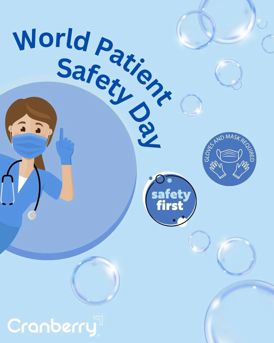 Precision care begins with precision protection. 

On World Patient Safety Day, Cranberry honors the professionals who elevate care through vigilance, skill, and uncompromising standards. Our gloves are engineered for tactile sensitivity and barrier 