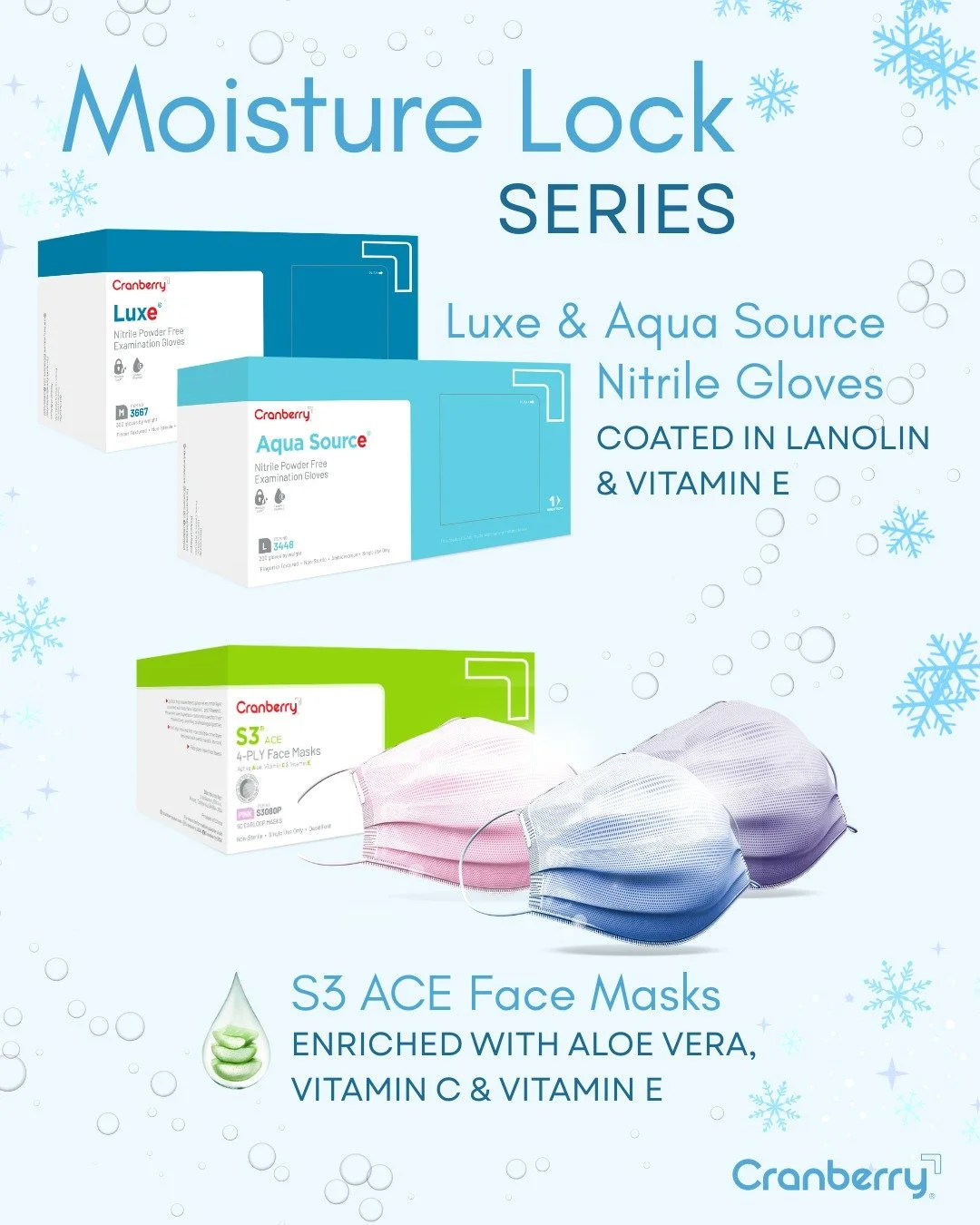 Winter dryness? Not on our watch. ❄️✨ 

Lock in hydration with Cranberry&rsquo;s Moisture Lock series, your ultimate shield against cold-weather skin struggles. 

#MoistureLock #WinterSkinCare #CranberryUSA