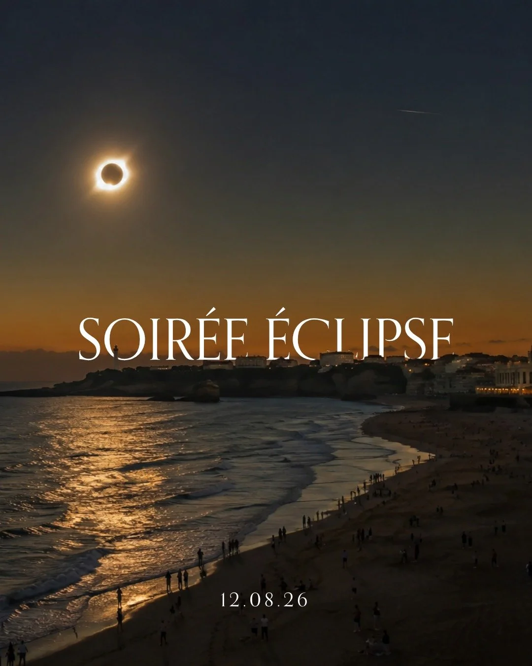 🌒✨ Une soir&eacute;e pas comme les autres se pr&eacute;pare&hellip;

Le 12 ao&ucirc;t, venez profiter du spectacle de l&rsquo;&eacute;clipse depuis notre terrasse face &agrave; l&rsquo;oc&eacute;an 🌊

Installez-vous, profitez d&rsquo;un verre, d&rs