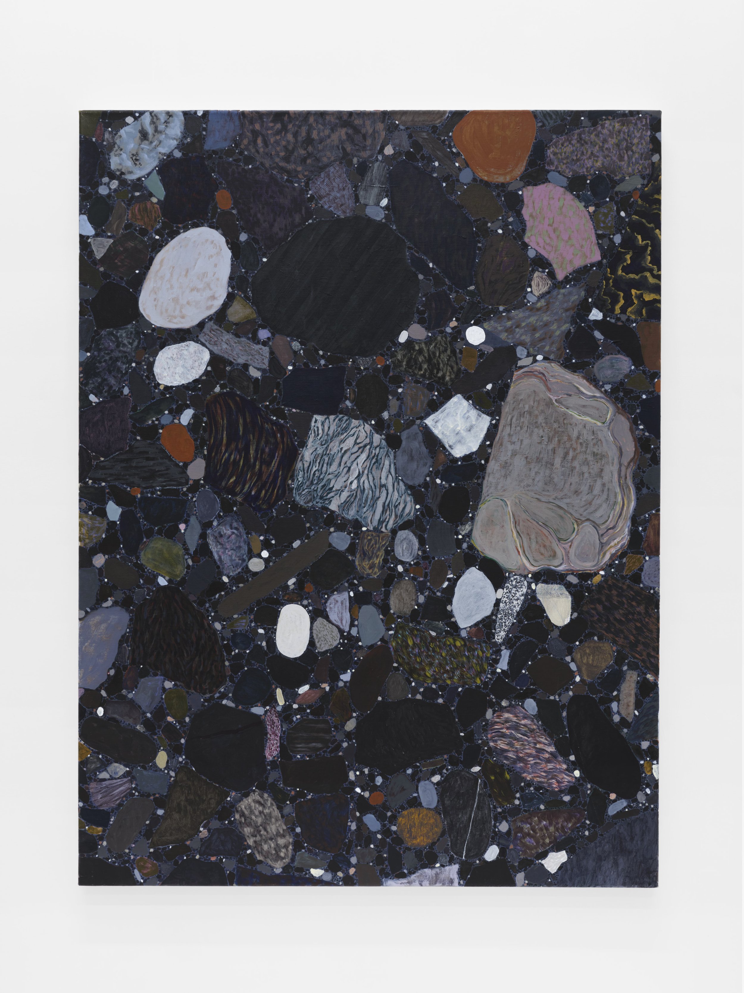   Aggregate 5,  2019  Acyrlic on Canvas  48 x 36 in. (121.9 x 91.4 cm) 