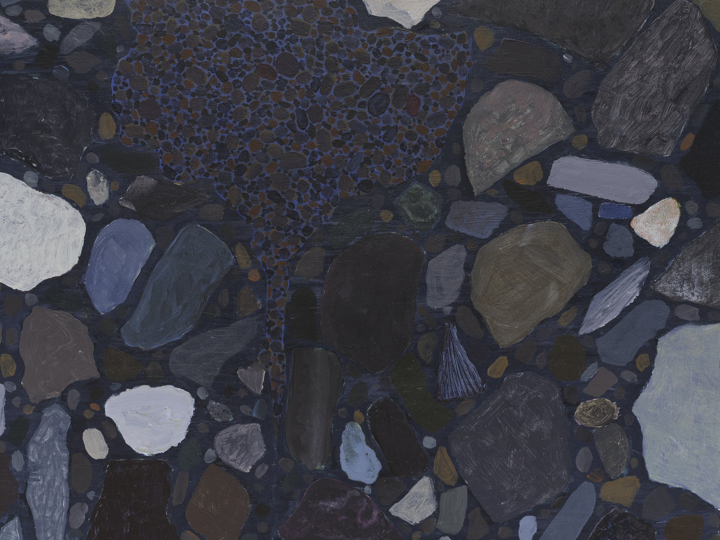   Aggregate 1  (detail), 2017  Acyrlic on Canvas  14 x 28 in. (35.6 x 45.7 cm) 