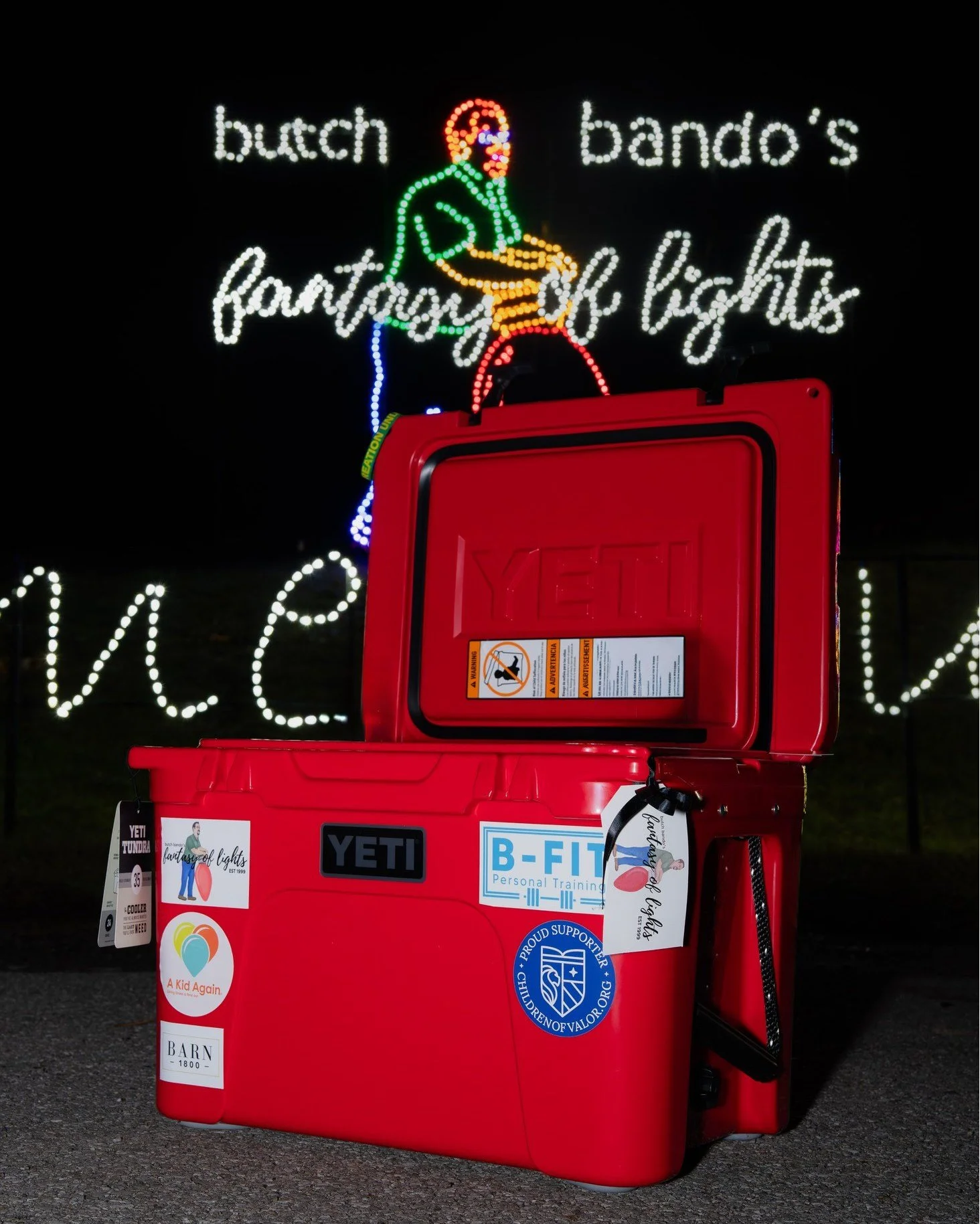 🎅GIVEAWAY ALERT🎅 To show how much we appreciate YOU, we will be giving one lucky light show goer a FREE ticket and a YETI COOLER complete with a deck of cards, flashlight, and mints! ($300 VALUE!) 🎄✨&hearts;️

Here's how you can enter:
1. Follow u