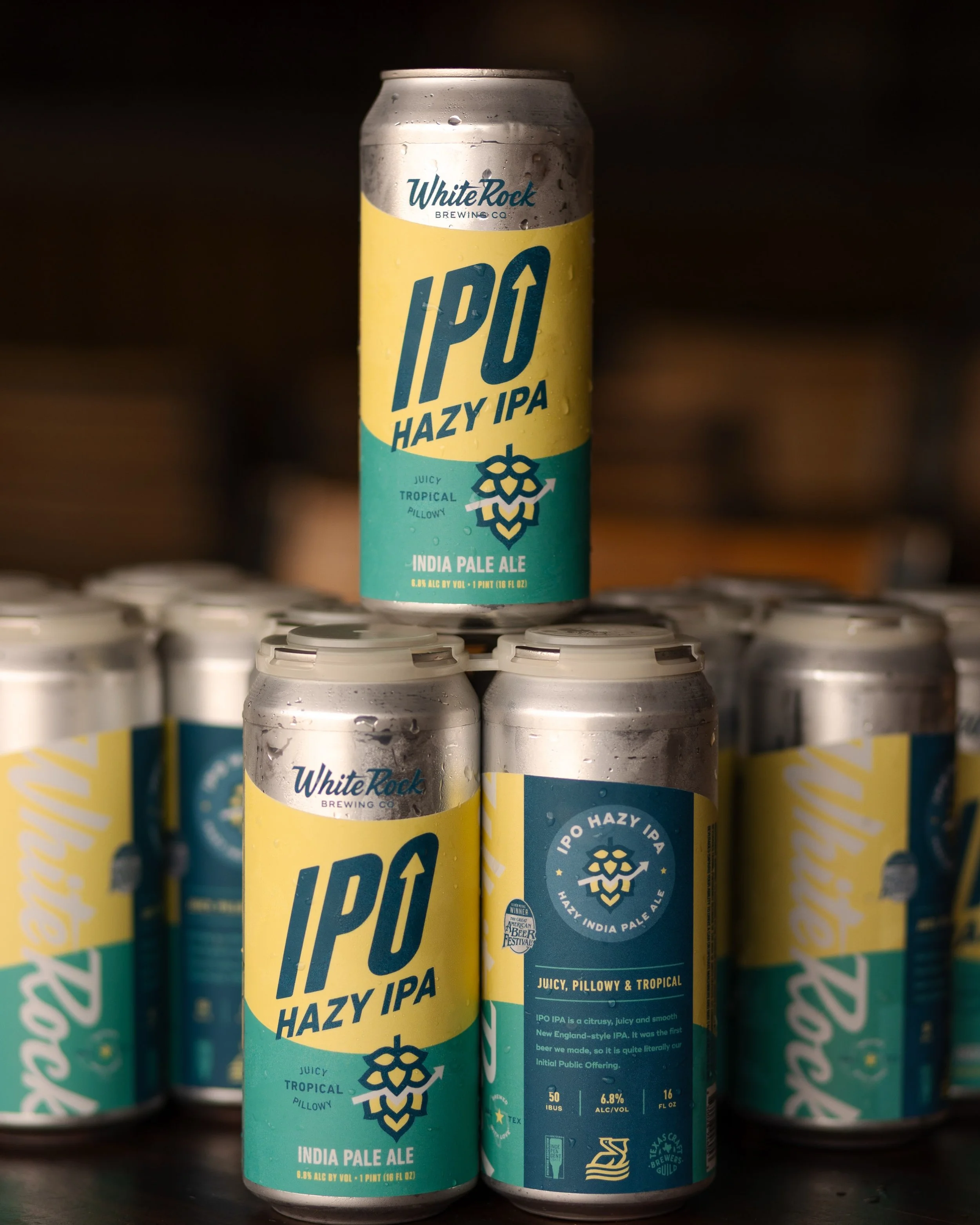 Cans of IPO are back! Perfect for those last minute summer hangs. Come grab a 4-pack today at White Rock Alehouse 🍺

#whiterockbrewery #dallasbrewery #craftbeer #beertogo