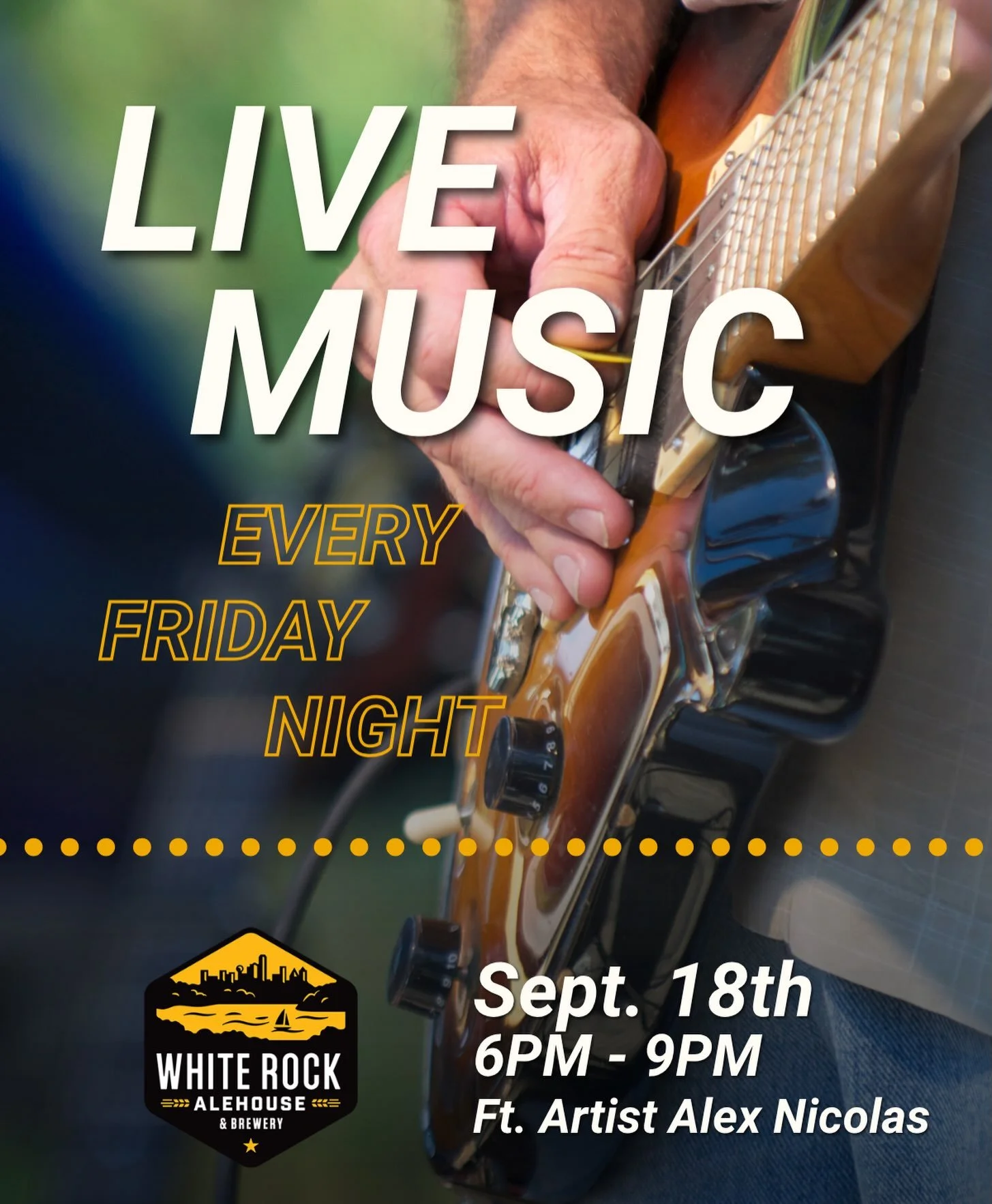 Join us in the Beer Garden every Friday night for live music! This week we are jamming out with featuring artist, Alex Nicolas. Music starts at 6pm! See you then 🍻 

#livemusicdallas #lakewooddallas #dallastx