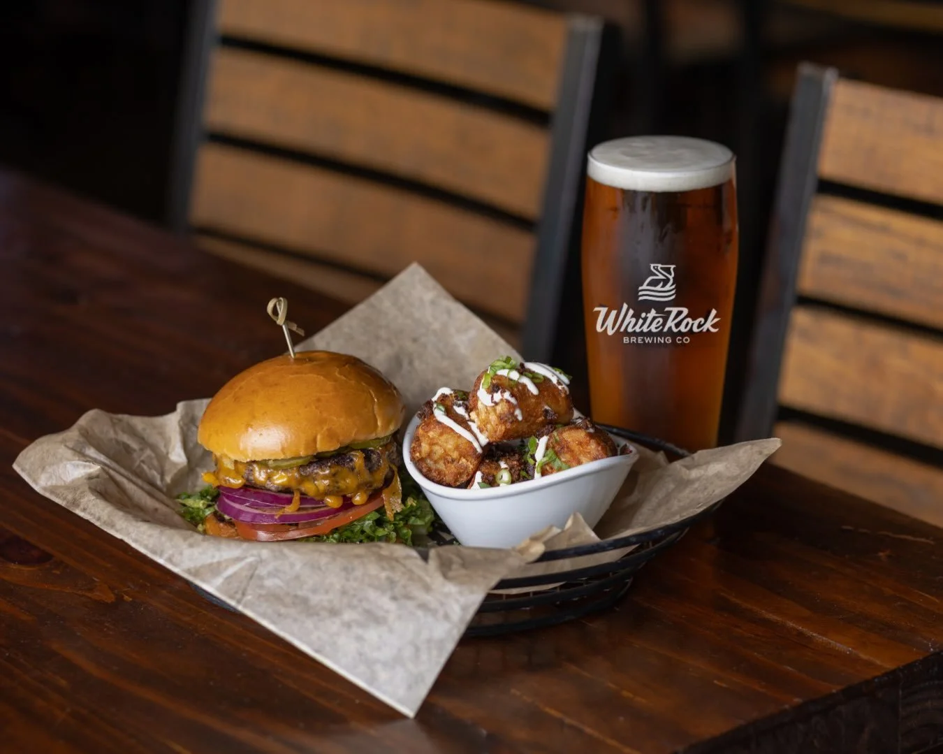 It&rsquo;s National Cheeseburger Day and have we got a delicious deal for you! $8 Cheeseburgers every Friday, all day long. Served with waffle fries, or grab an order of our Tater Kegs to share.