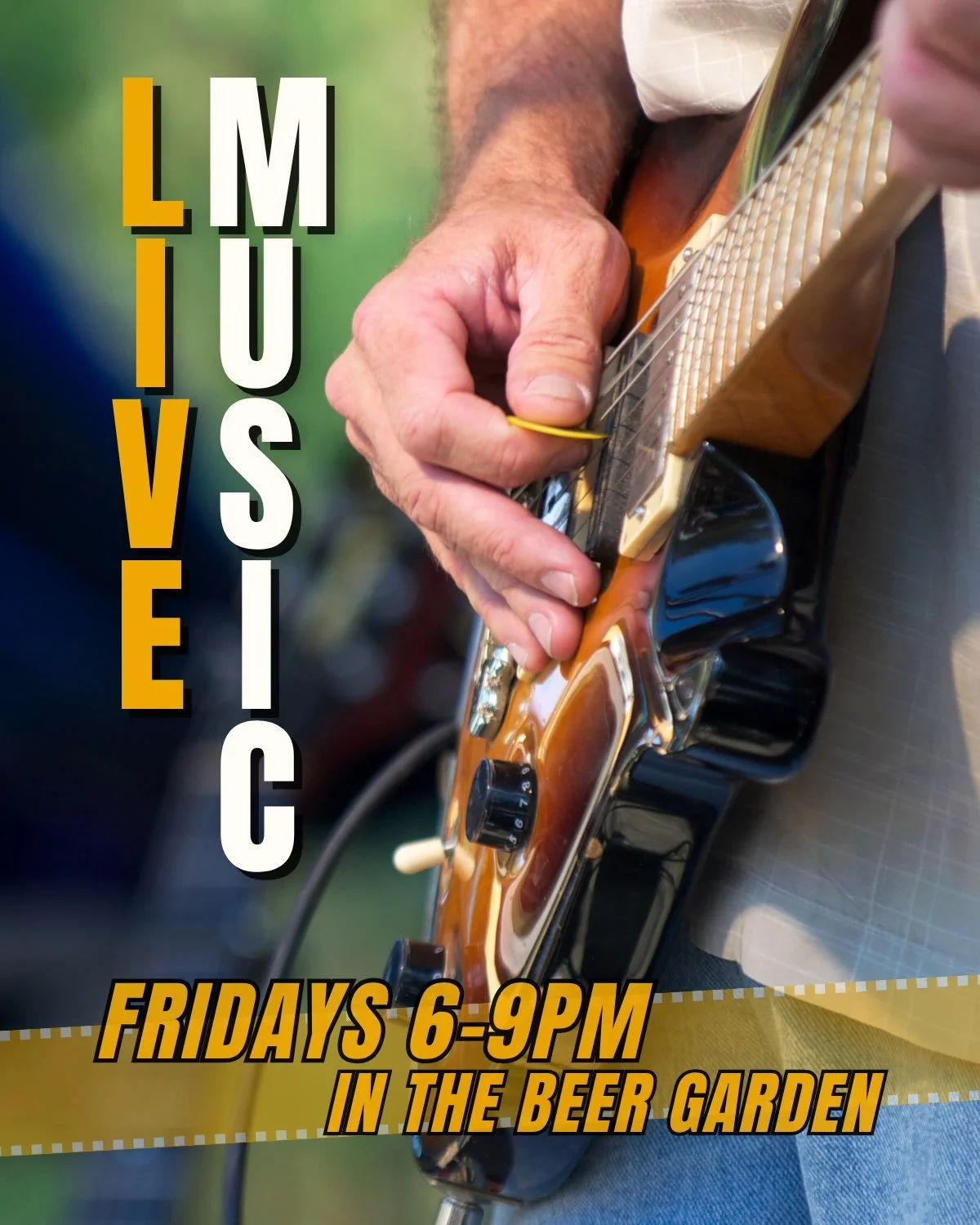 Join us for live music in the Beer Garden every Friday night! This week featuring @wetdogdallas so come grab a pint and listen to some sweet tunes. 🍻