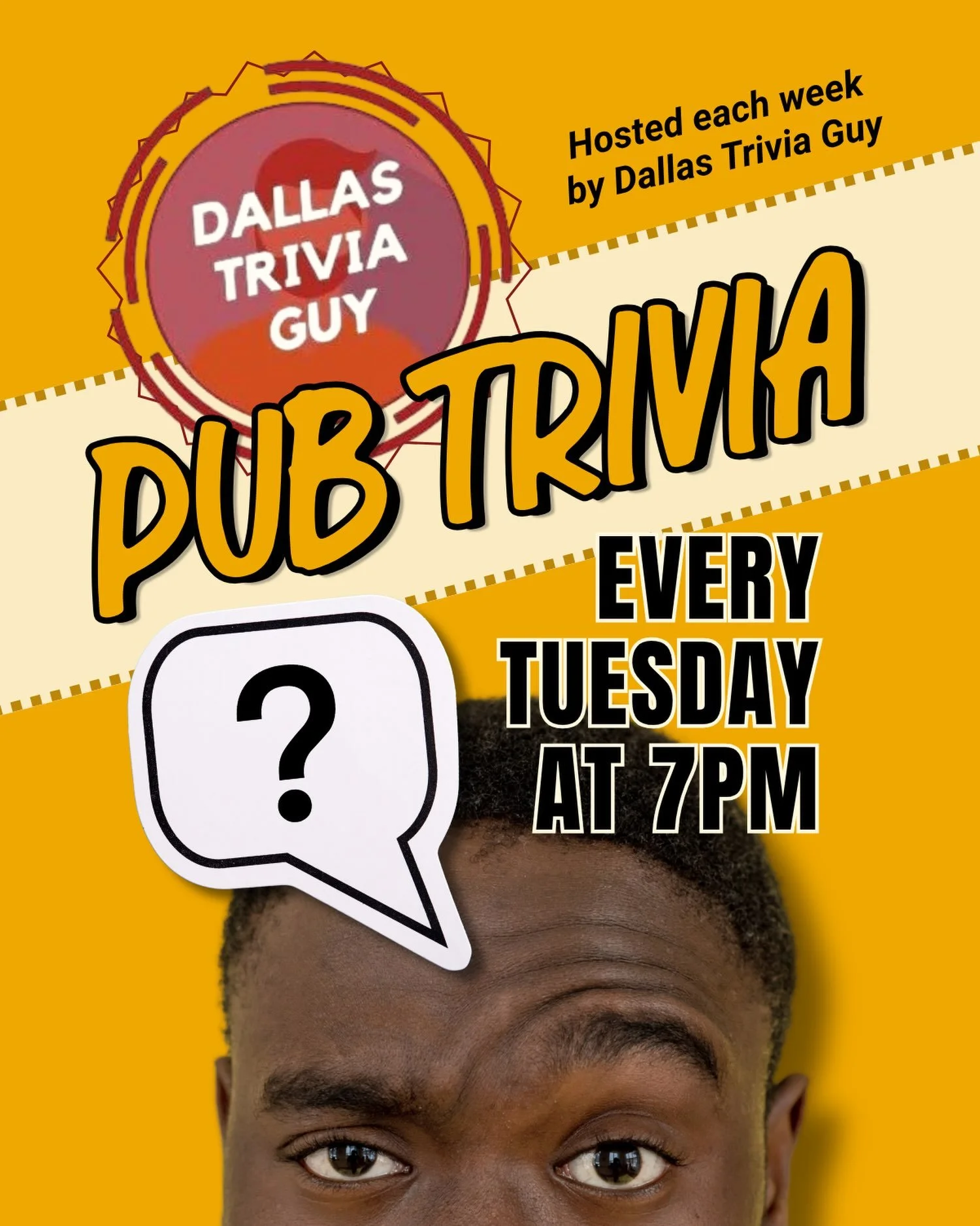 🚨Attention Lakewood🚨 Did you know we are now partnering with @dallastriviaguy to host Pub Trivia on Tuesday nights at 7pm? Well, now you know! Come out with your thinking caps on and enjoy some great trivia, great bites, and of course great beer. 
