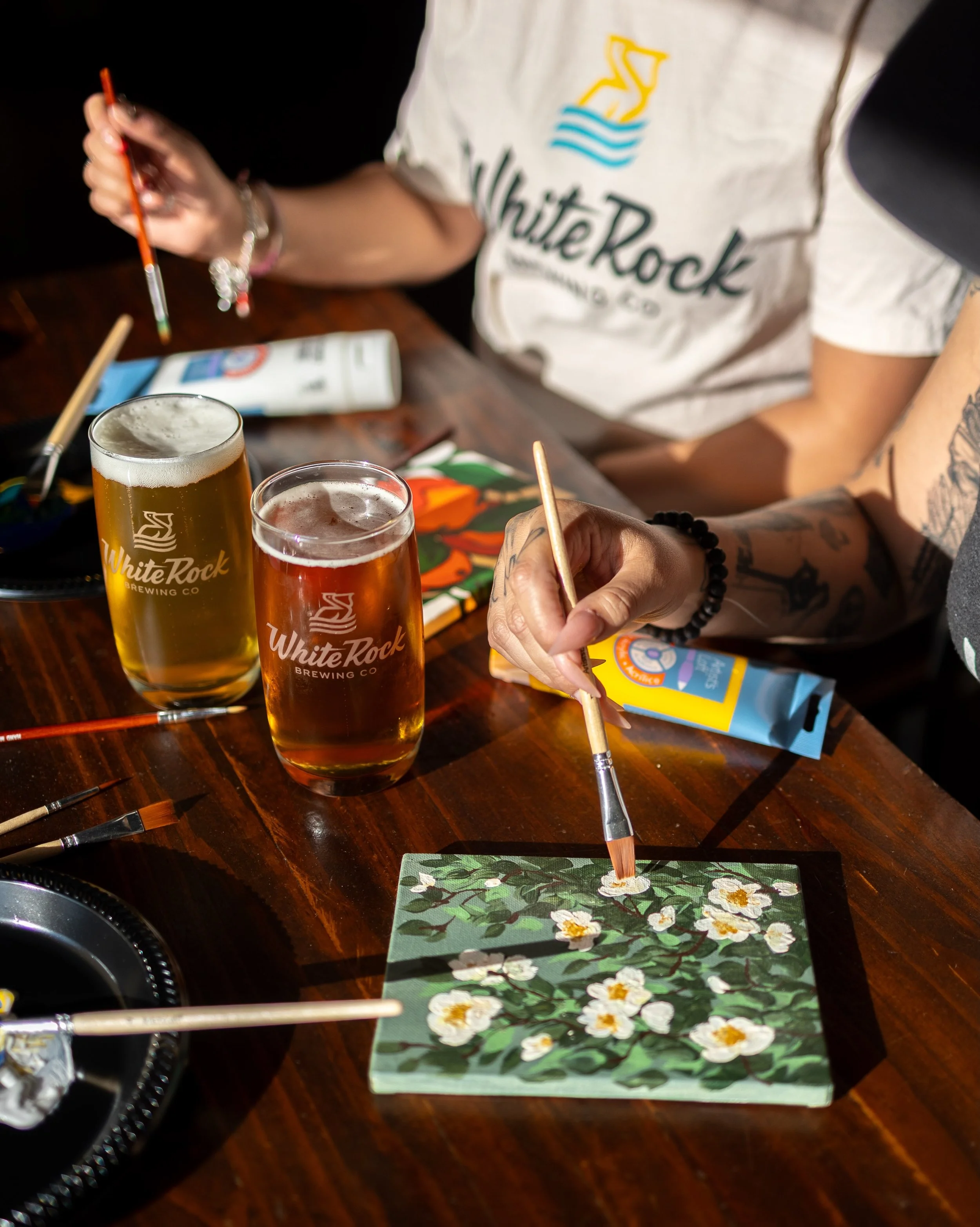 PAINT &amp; PINTS: Halloween Edition 🎃🦇 Join us at White Rock Alehouse on October 28th for a night of painting with your favorite pint! No experience needed and all supplies included, as well as your first pint of one of our delicious craft beers. 