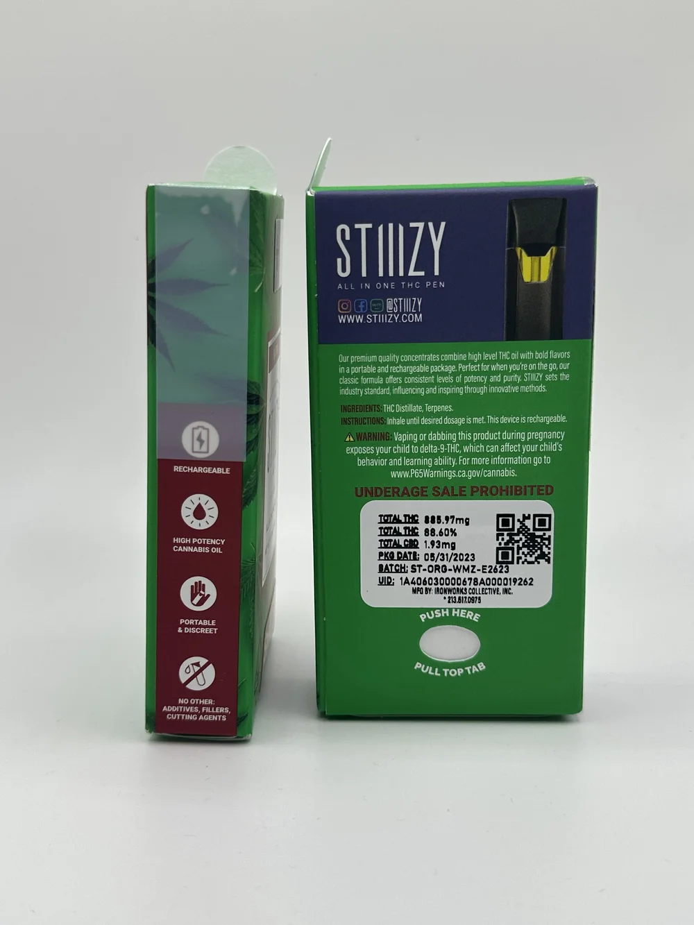 Stiiizy (ALL IN ONE) Disposable Vape (1 Gram) — Recreational Plus NYC
