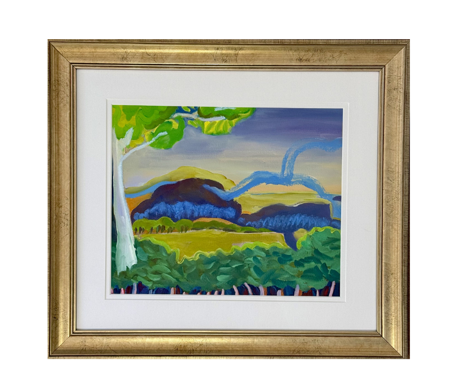 After the Storm of Poseidon, oil on paper, 300 lb. Arches
10 x 12 1⁄4 inches unframed
17 x 19 1⁄4 inches framed