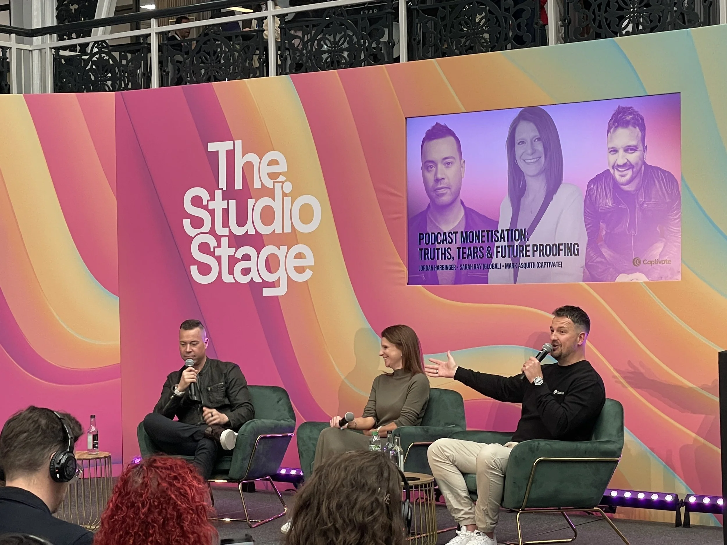 Studio Stage at The Podcast Show 2024