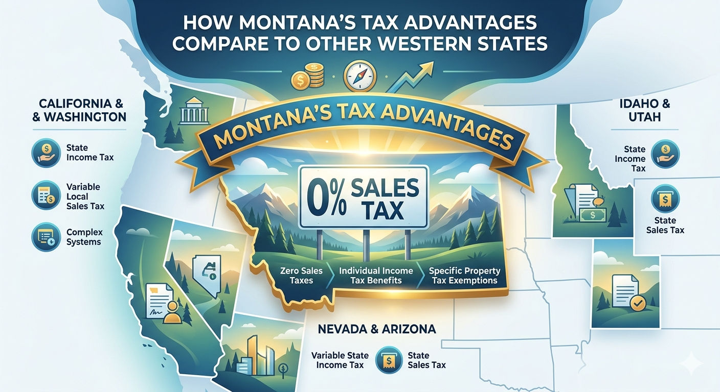 How Do Montana's Taxes Compare to Other Western States?