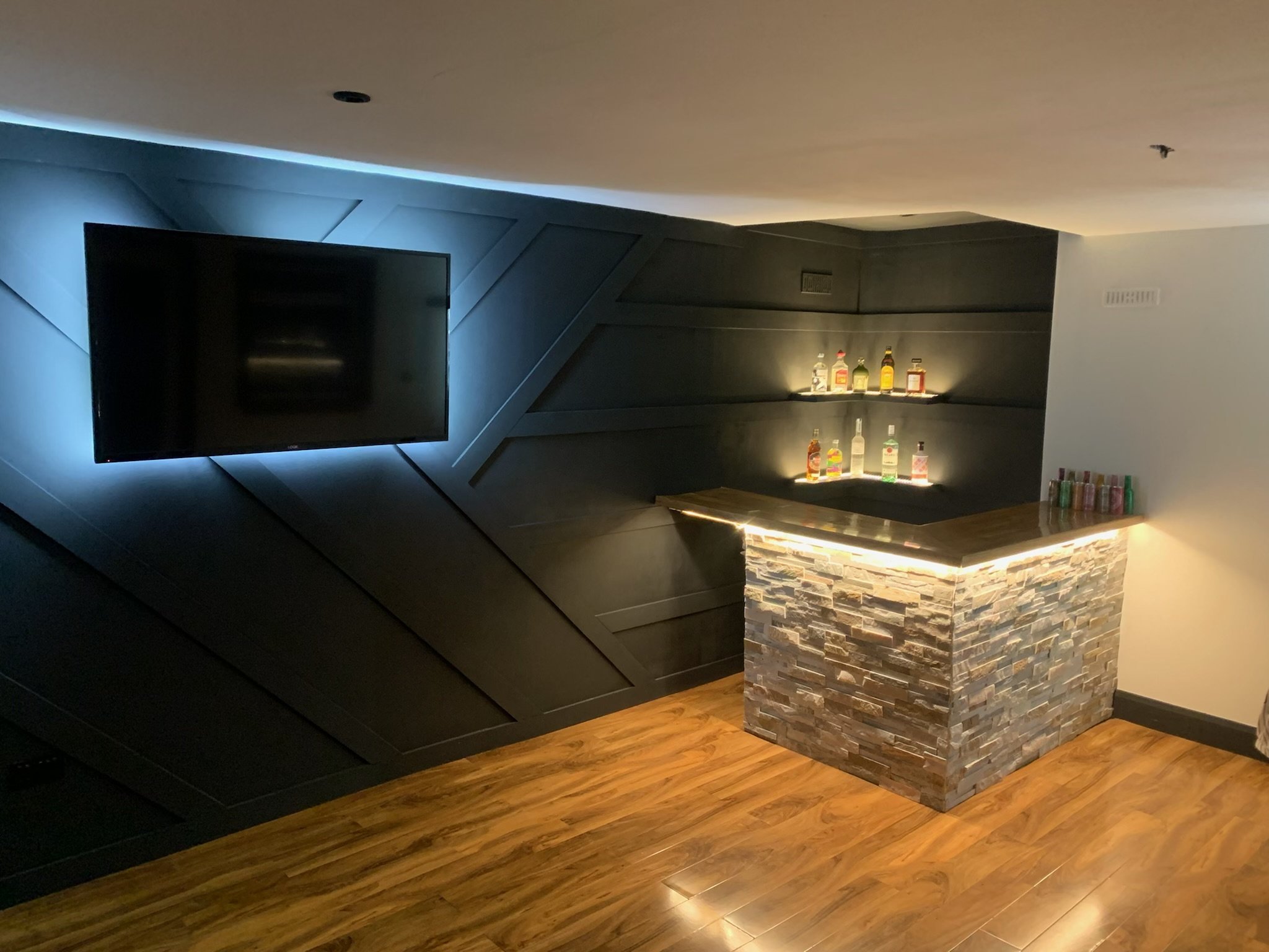 custom built media wall perth.jpeg