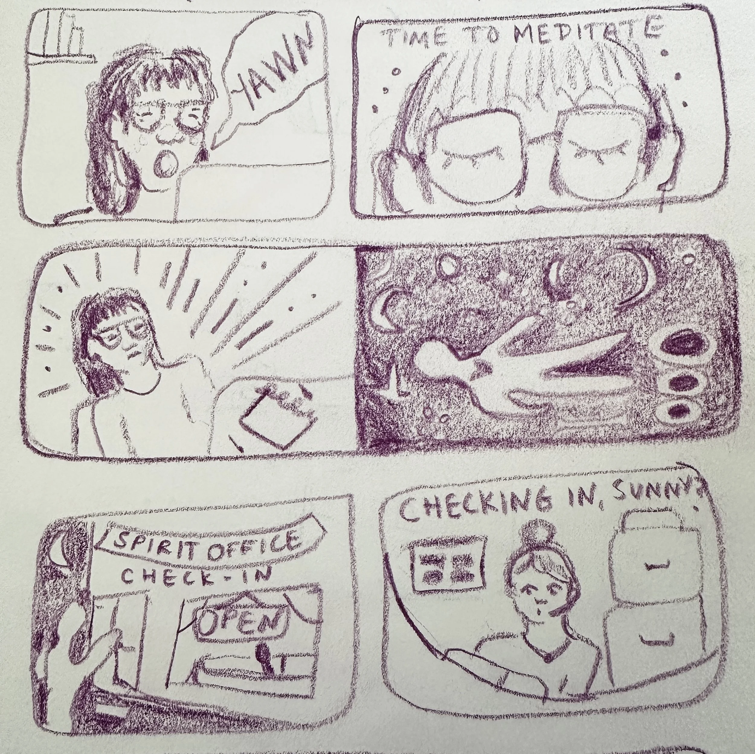 my first comic: spirit office