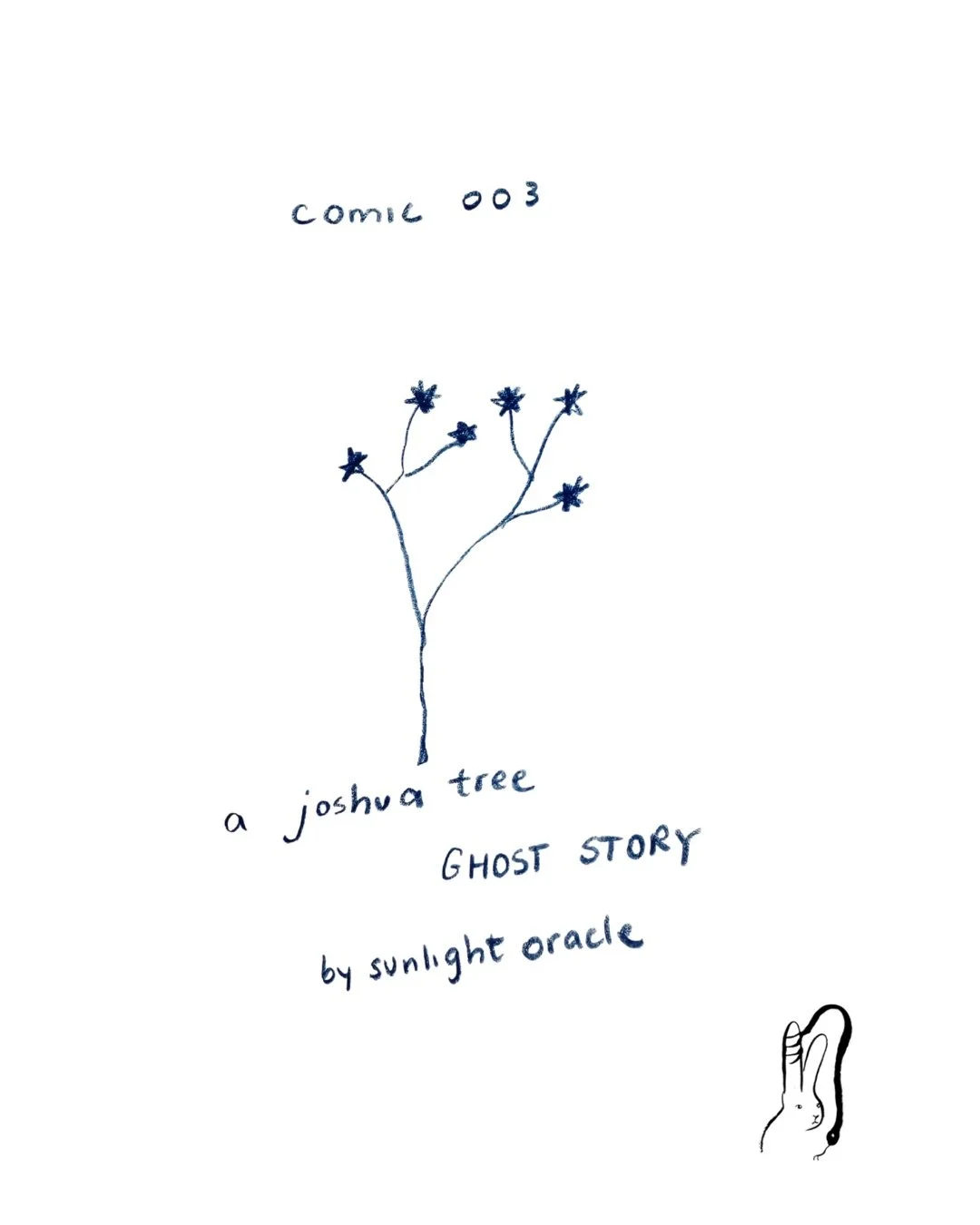 comic 003: a joshua tree ghost story
