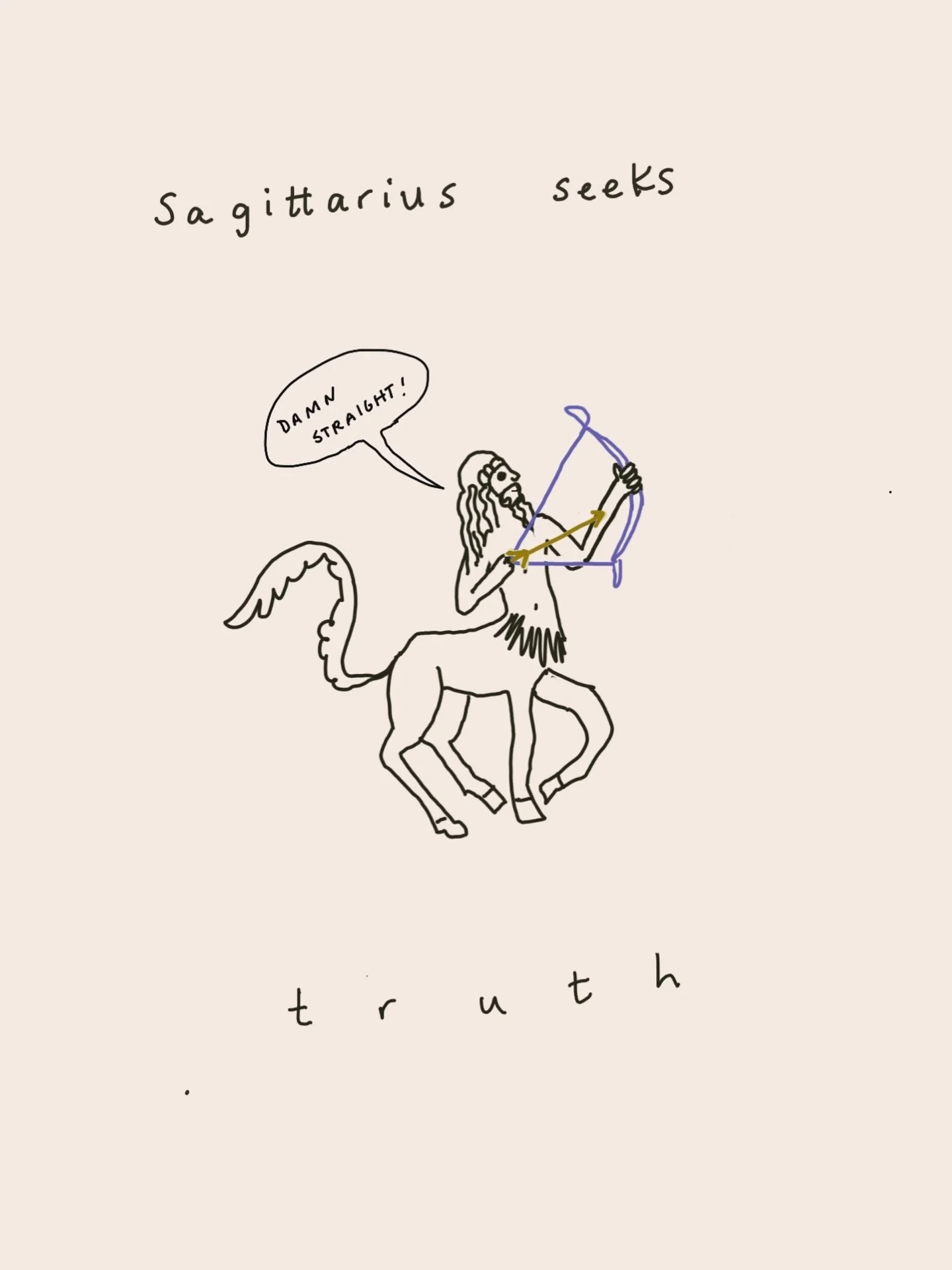 we love your optimism, sagittarius ♐️ 🤍 

plus, *every quest* has its detours. 

snail mail club 📬  launches this month. capricorn comics go out dec. 17. be the first members! let&rsquo;s connect offline! 🪩🌝 xx