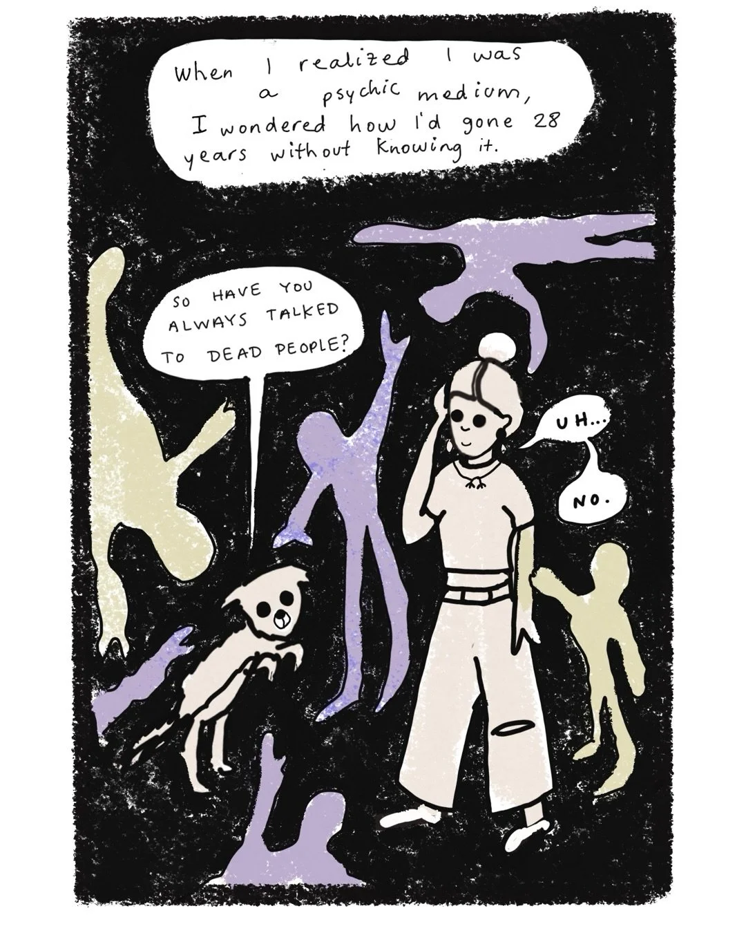 the call of the artist never stops coming.

even when everything else appears to be working out just fine.

supported by my snail mail club 🐌💌
monthly, offline comics.
waitlist open.