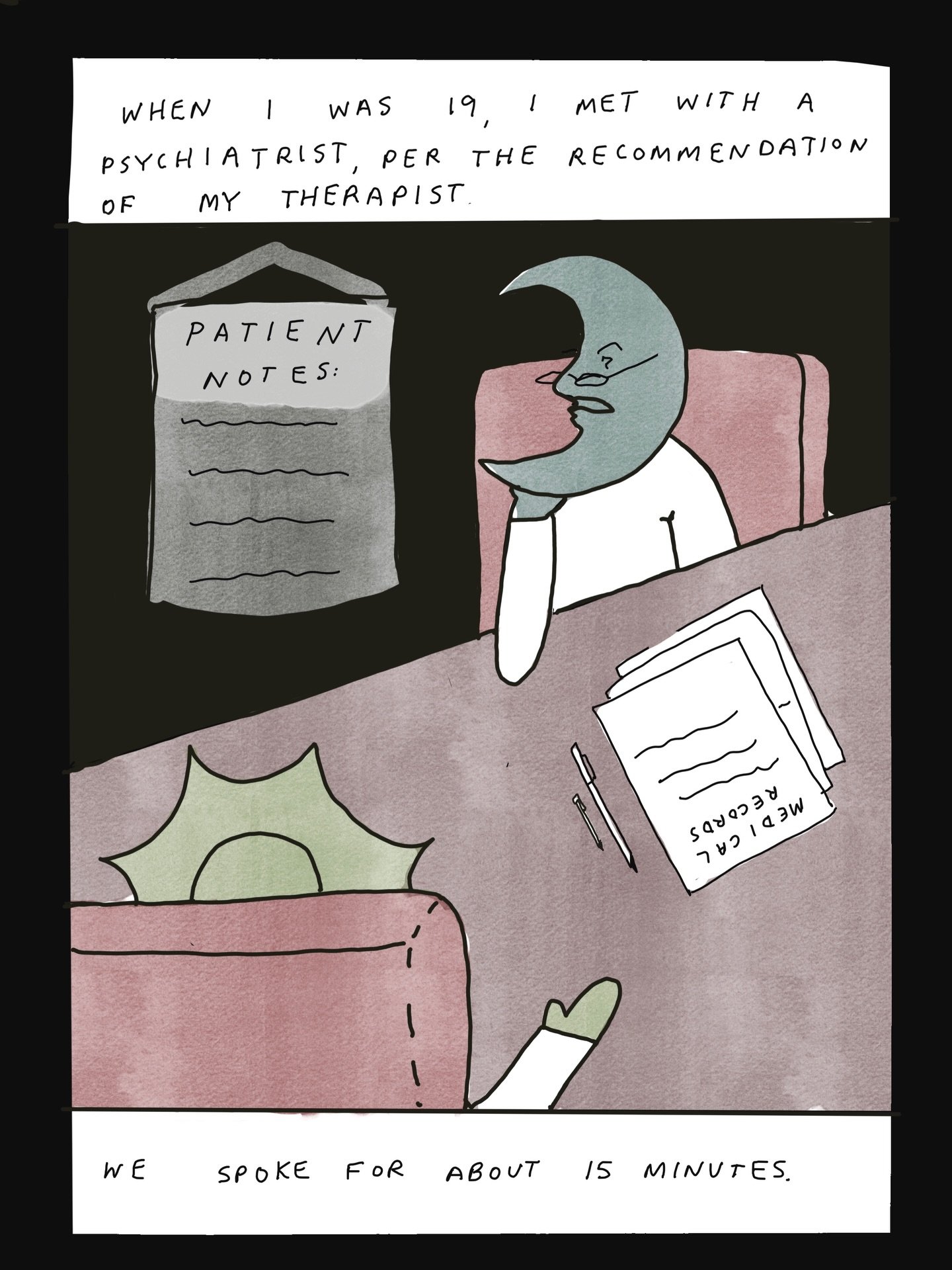 Ah yes, my psychiatry lore ☀️ 🌛

Glad it&rsquo;s finally making its way into some of my work.