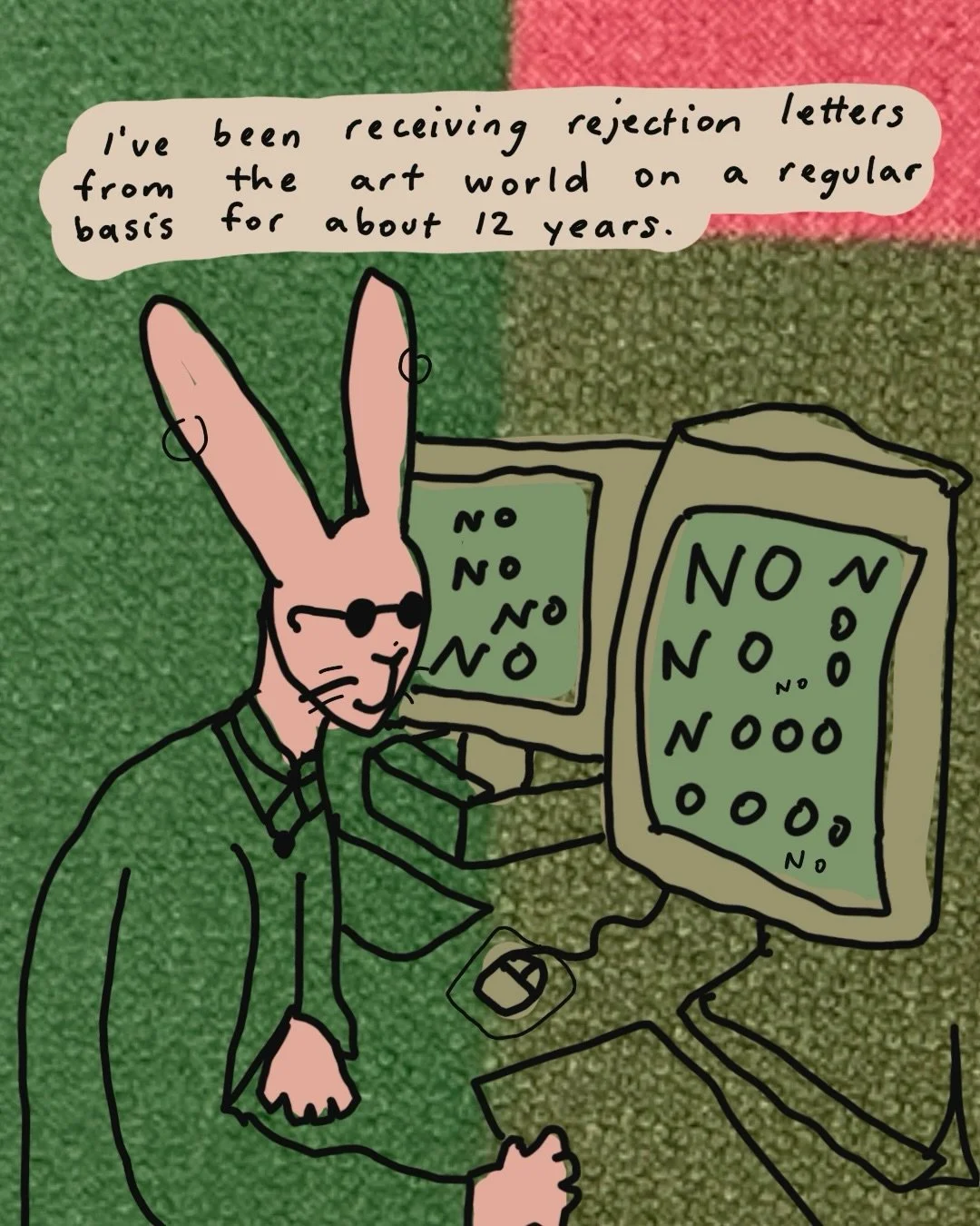 just give it to me straight, boss! 😎

the art world has started to be &ldquo;nice&rdquo; about saying no. and it feels way worse. 

snail mail club opens for membership june 1. you can join waitlist now. xx
