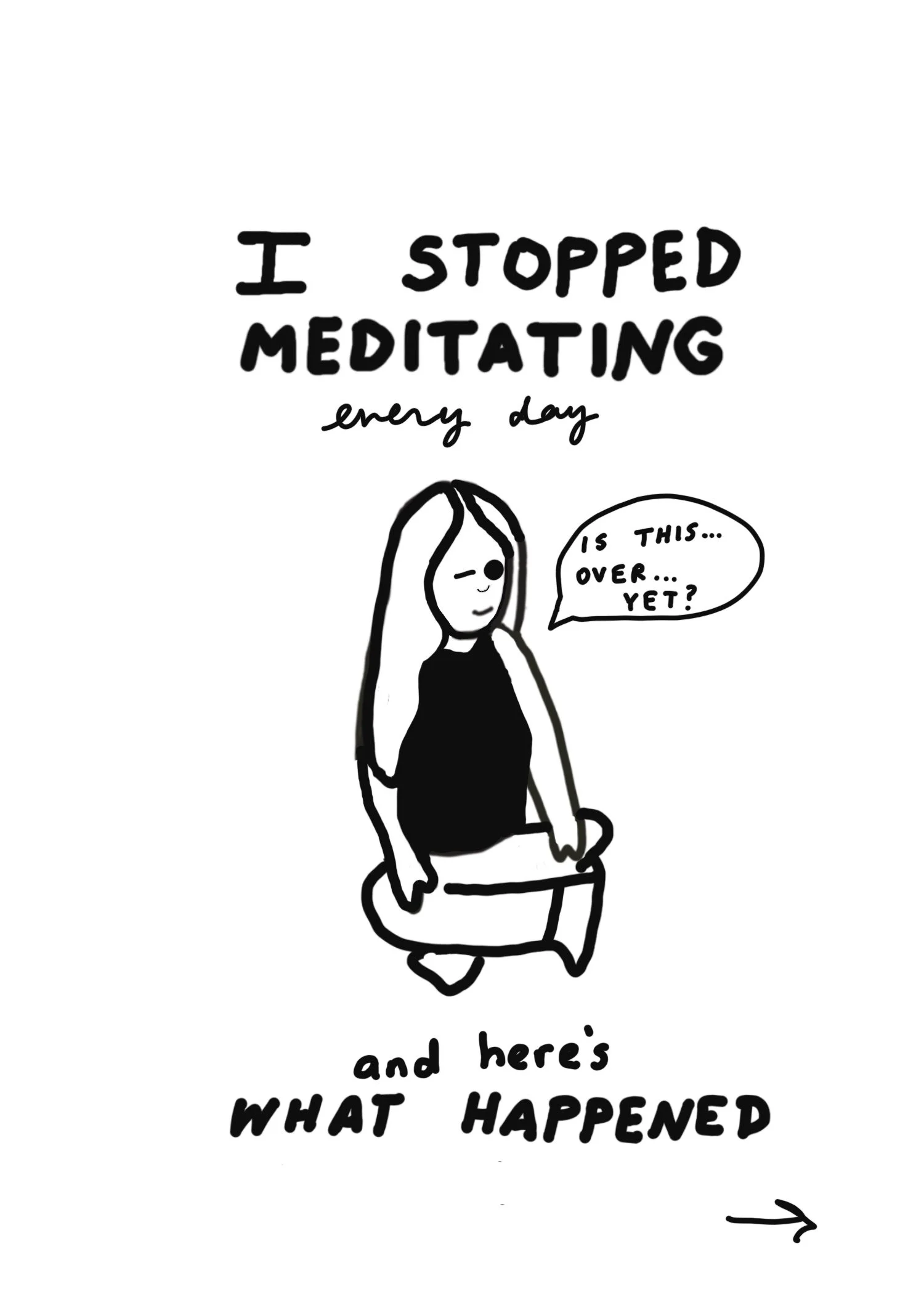 why i stopped meditating