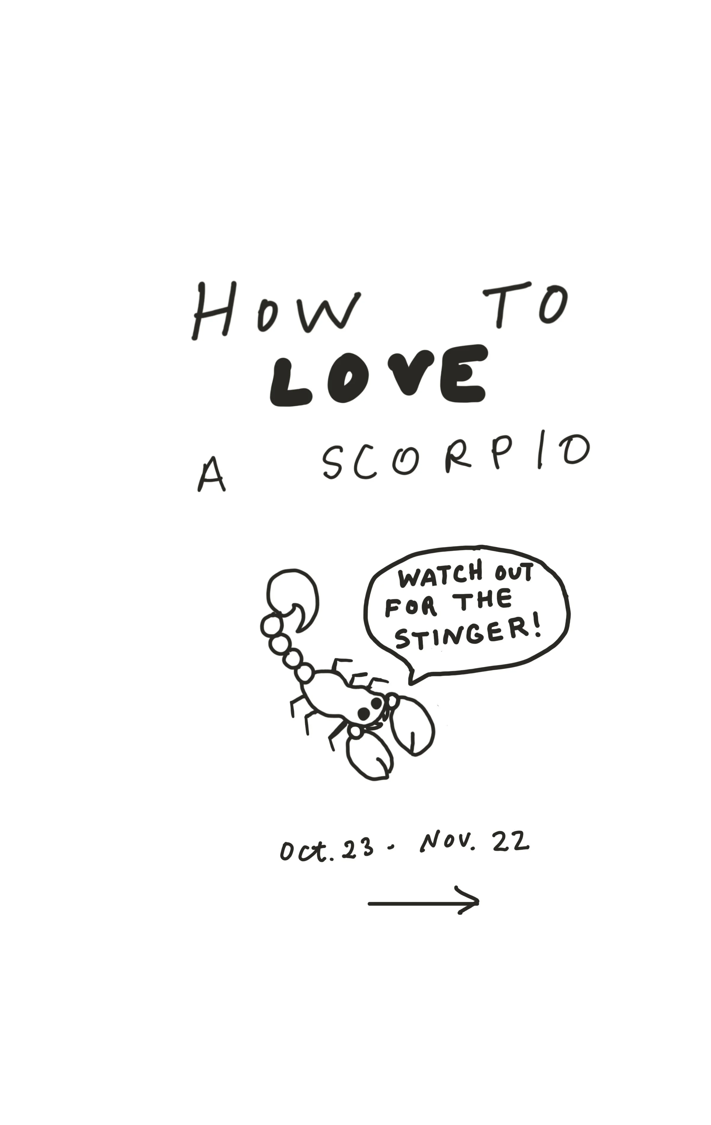 How to Love A Scorpio