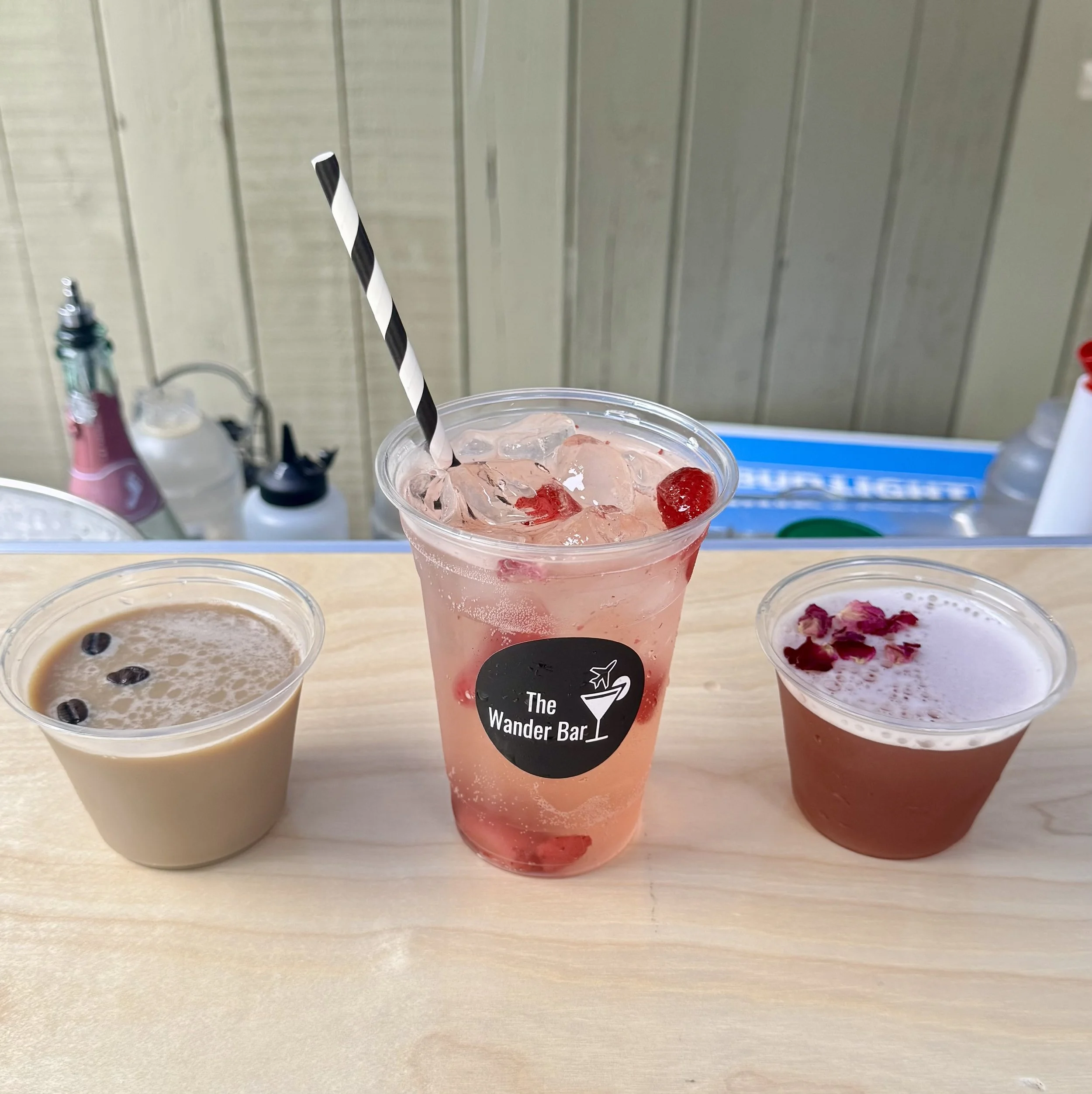 Craft cocktails served by event bartending service at anniversary party in Plymouth Massachusetts