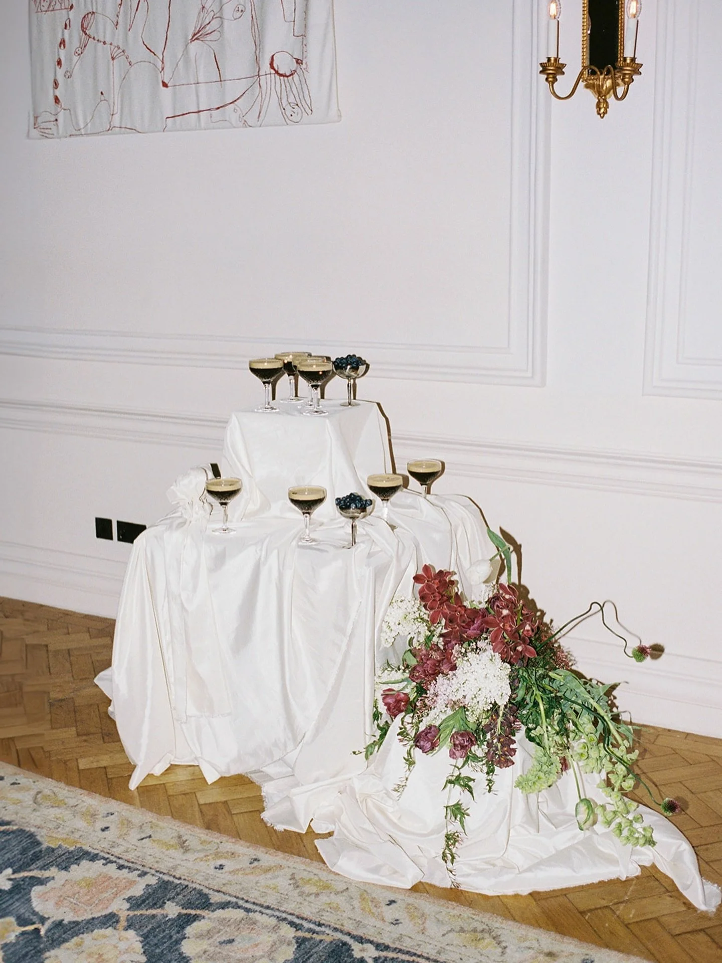 still a fave from early 2025 at @thenedlondon with @jessicalilyphotography 

who doesn&rsquo;t love a few espresso martinis stacked up by a cake table? 

@paperstoriesco 
@katefloweran 
@jj3johnson