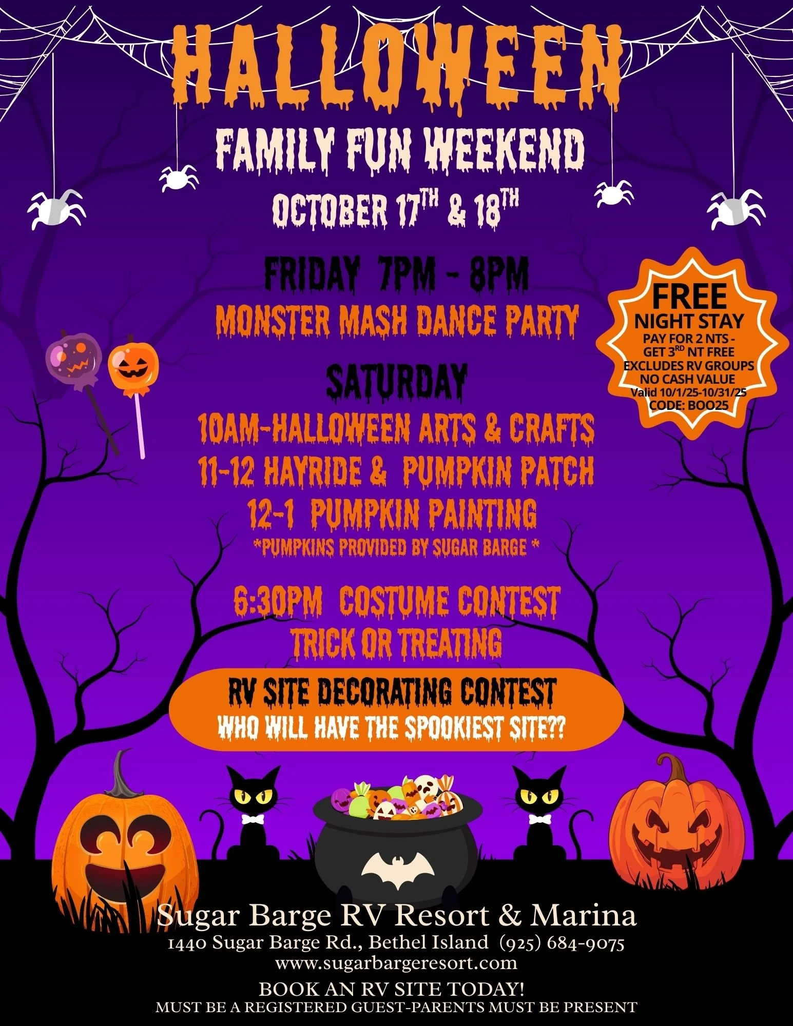 Sugar Barge: Halloween Family Fun Weekend 2025
