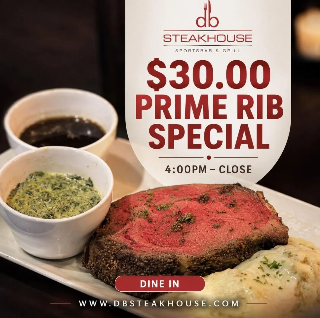 DB Steakhouse: Prime Rib Sundays 2026