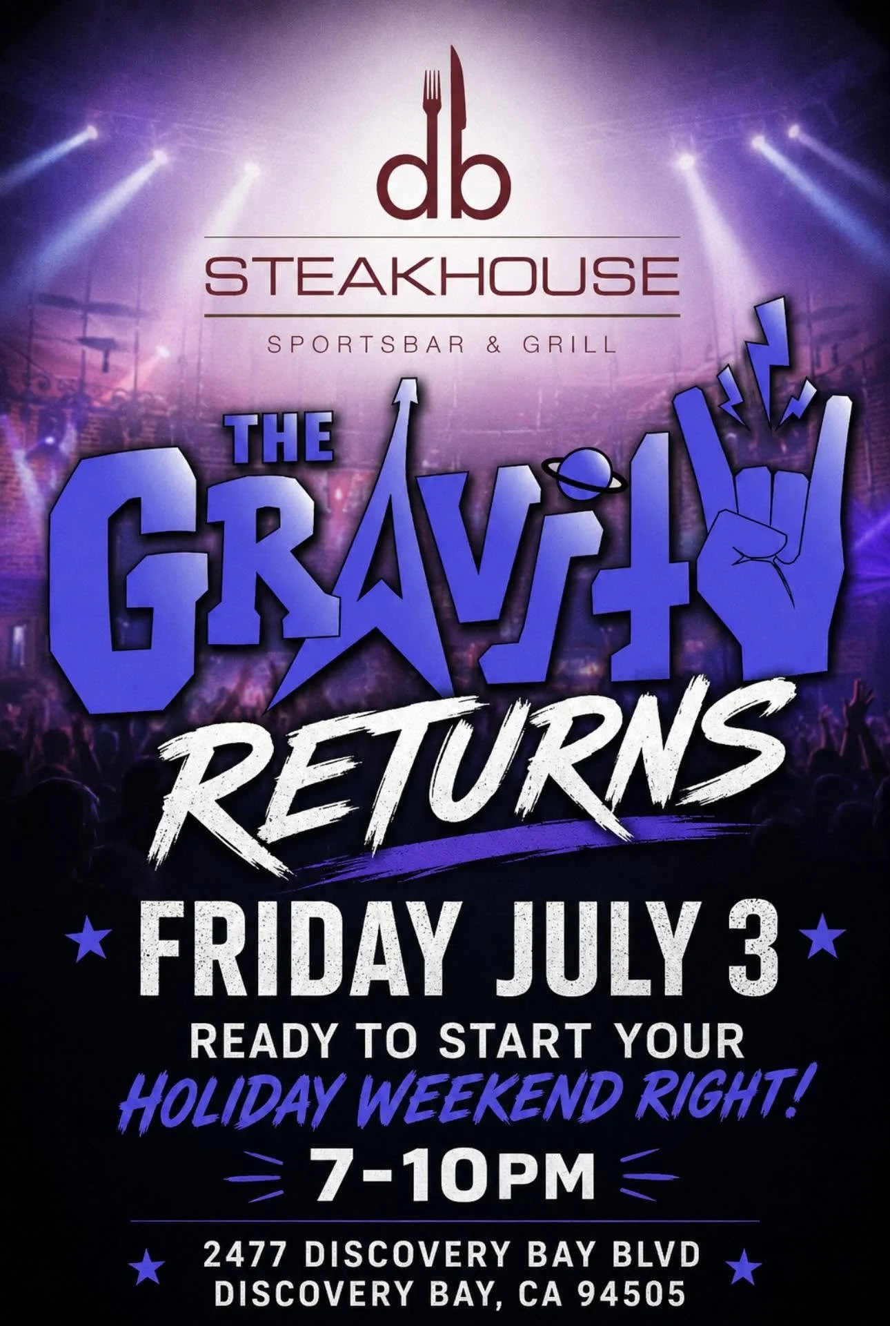 DB Steakhouse: The Gravity Band
