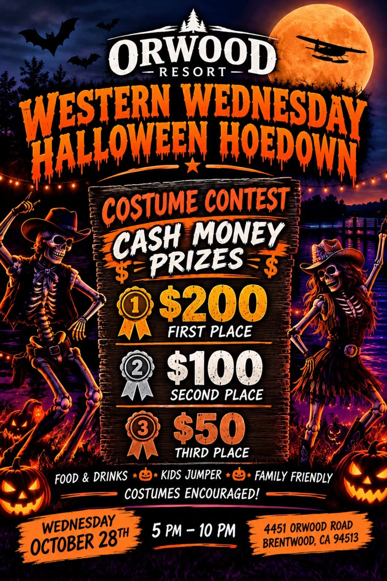Orwood Resort: Western Wednesday HALLOWEEN HOEDOWN