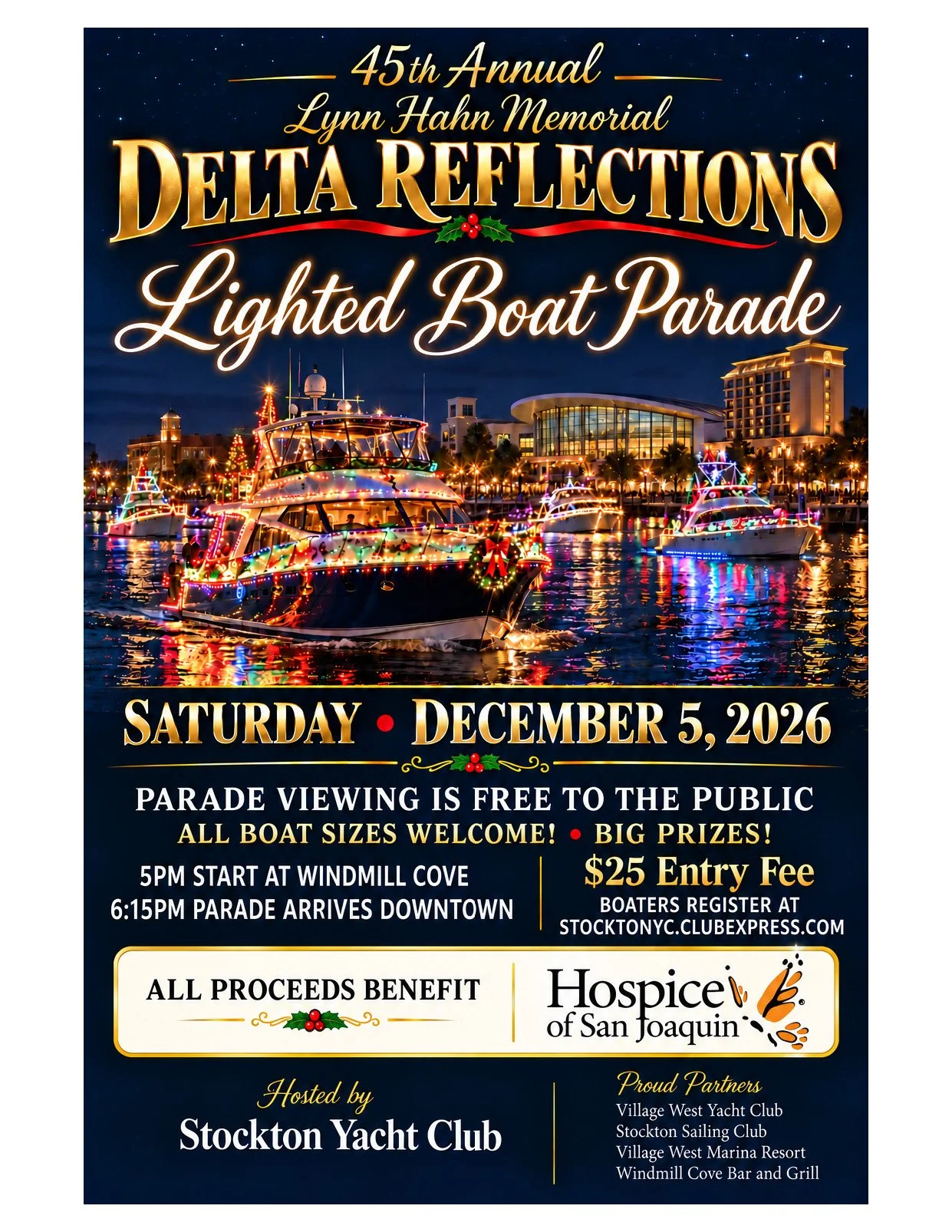 45th Annual Lighted Boat Parade - Delta Reflections [Lynn Hahn Memorial]