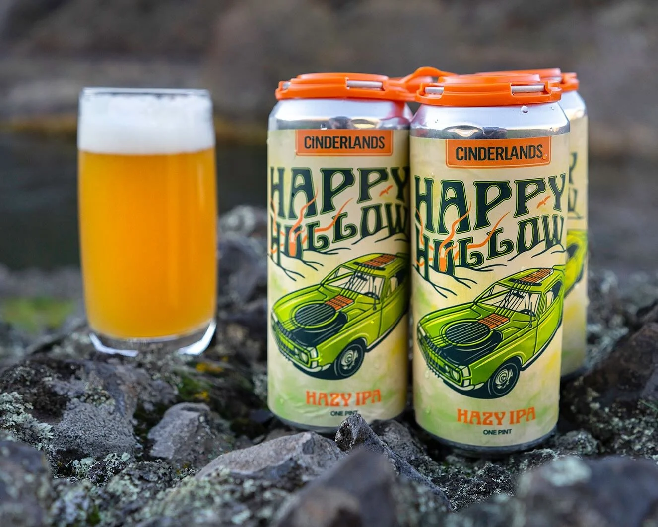 After an unfortunately windy day fishing the Deschutes, I was able to find relief in the form of a @cinderlandsbeer Happy Hollow along the mighty river. Thanks to our friends at Cinderlands for sending us a 4PK all the way from Pittsburgh, PA. A hazy