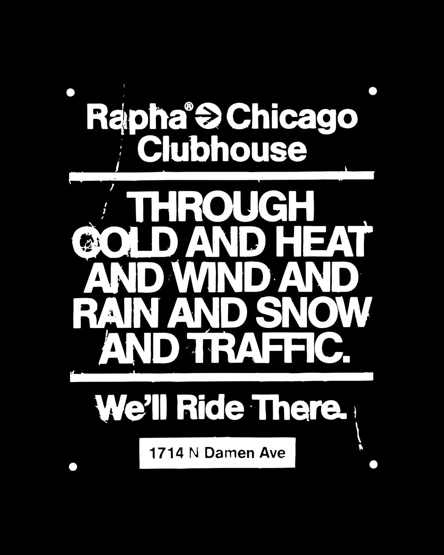 Gritty B-side type and copy from our merch design project with @rapha Chicago Clubhouse 🚲

#typography #branding #texture #leaguespdx