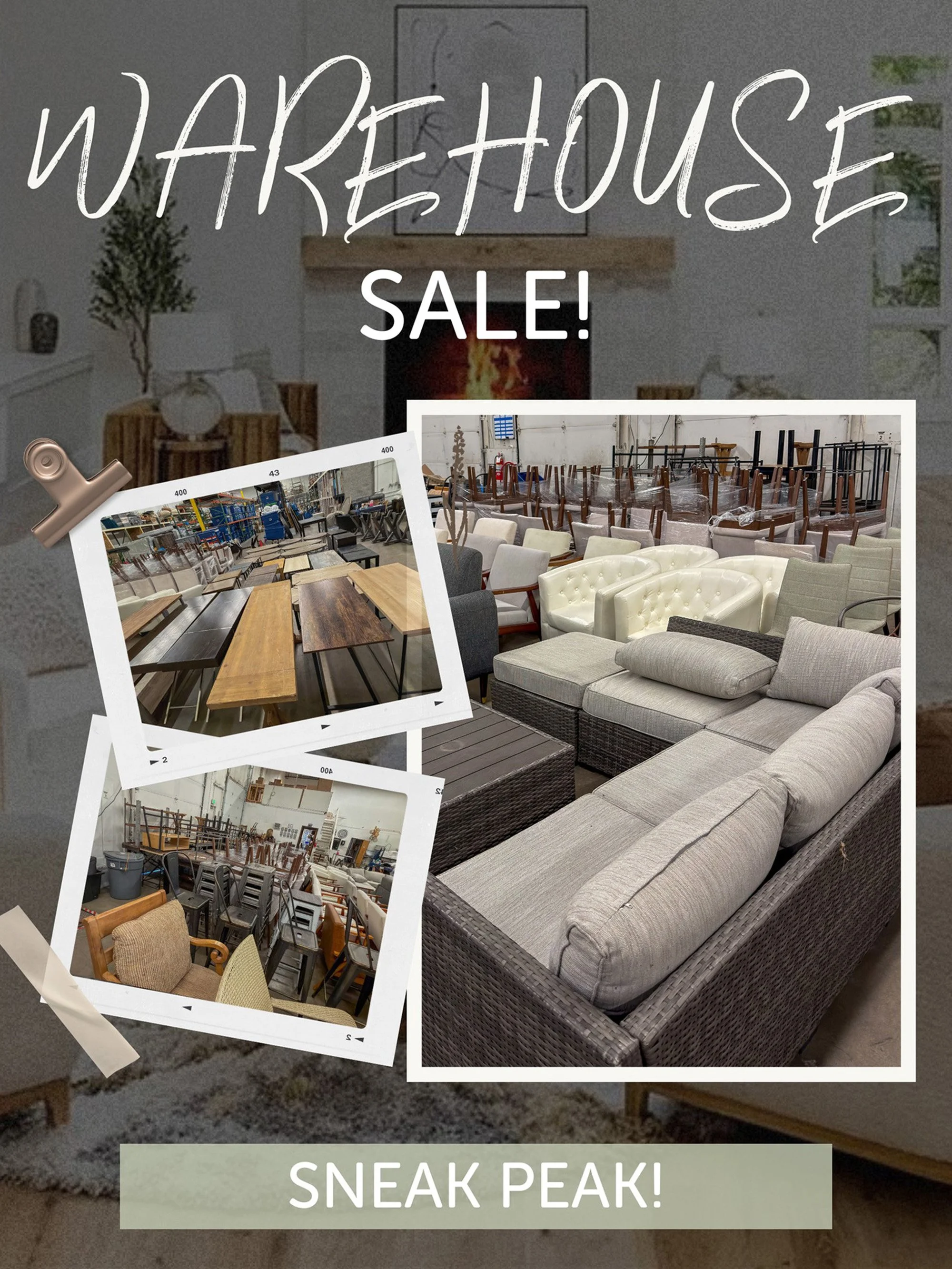 Warehouse 2025 Sale